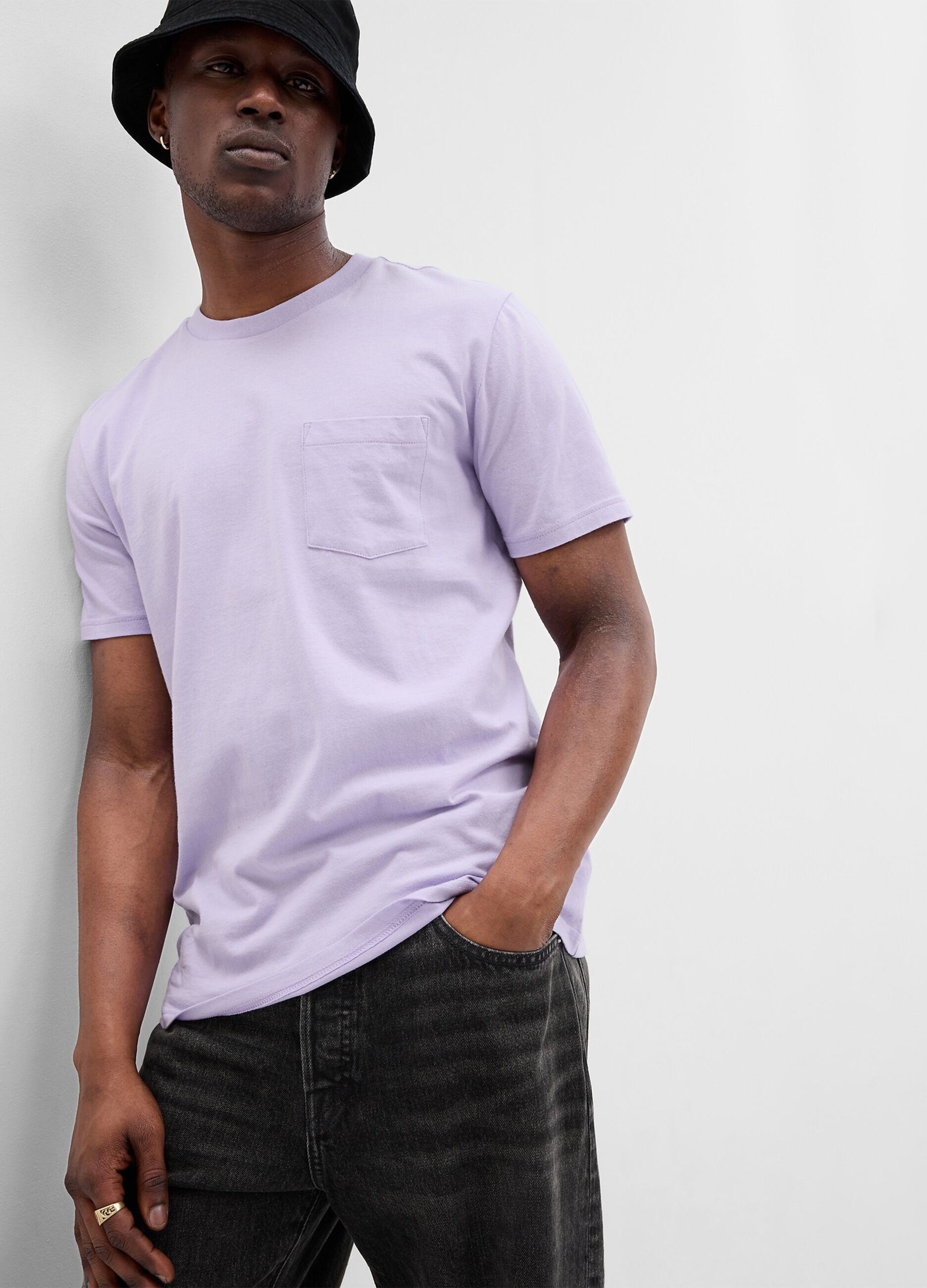 Organic cotton T-shirt with pocket