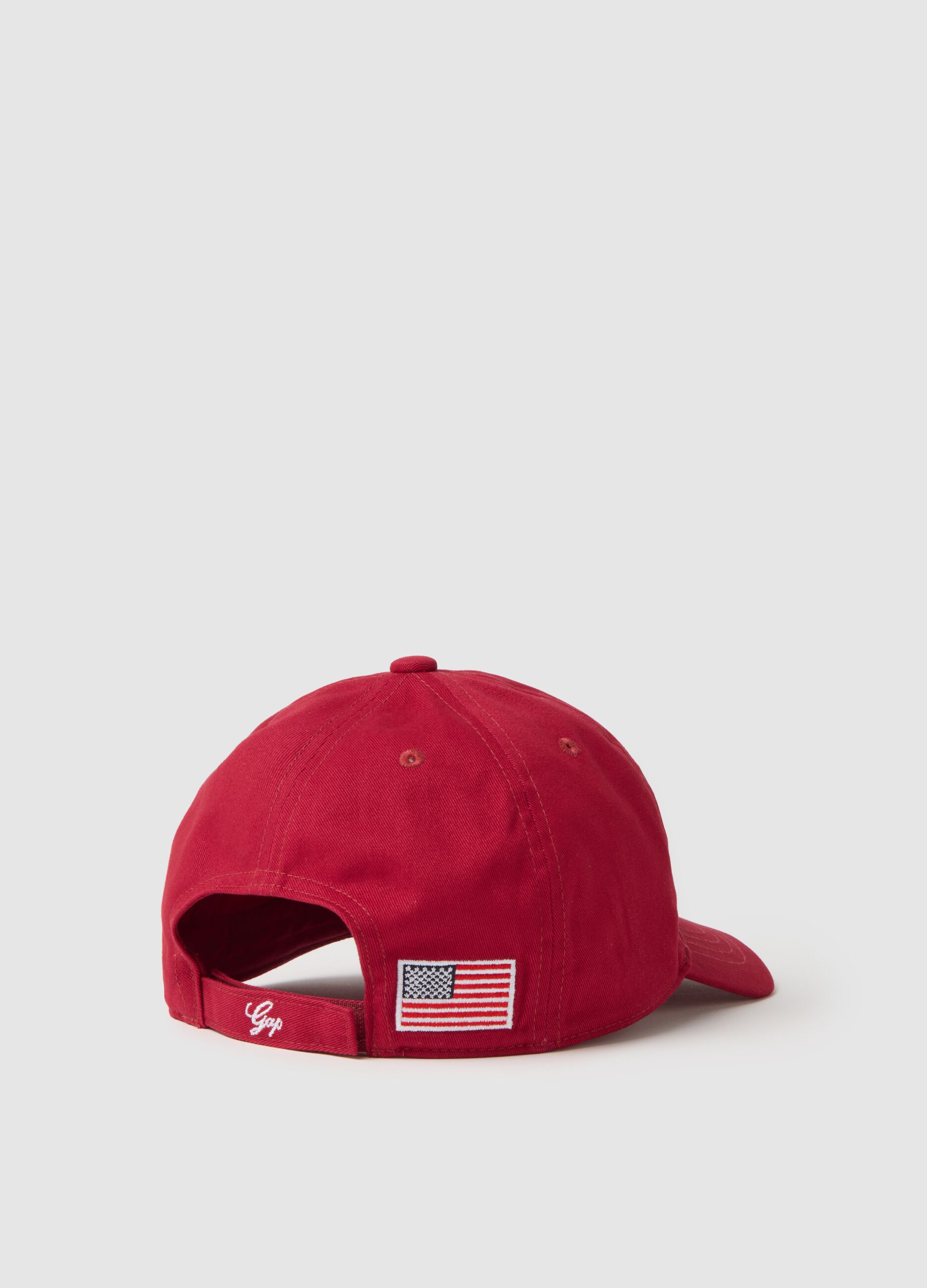 Berretto da baseball in denim ricamo logo_1