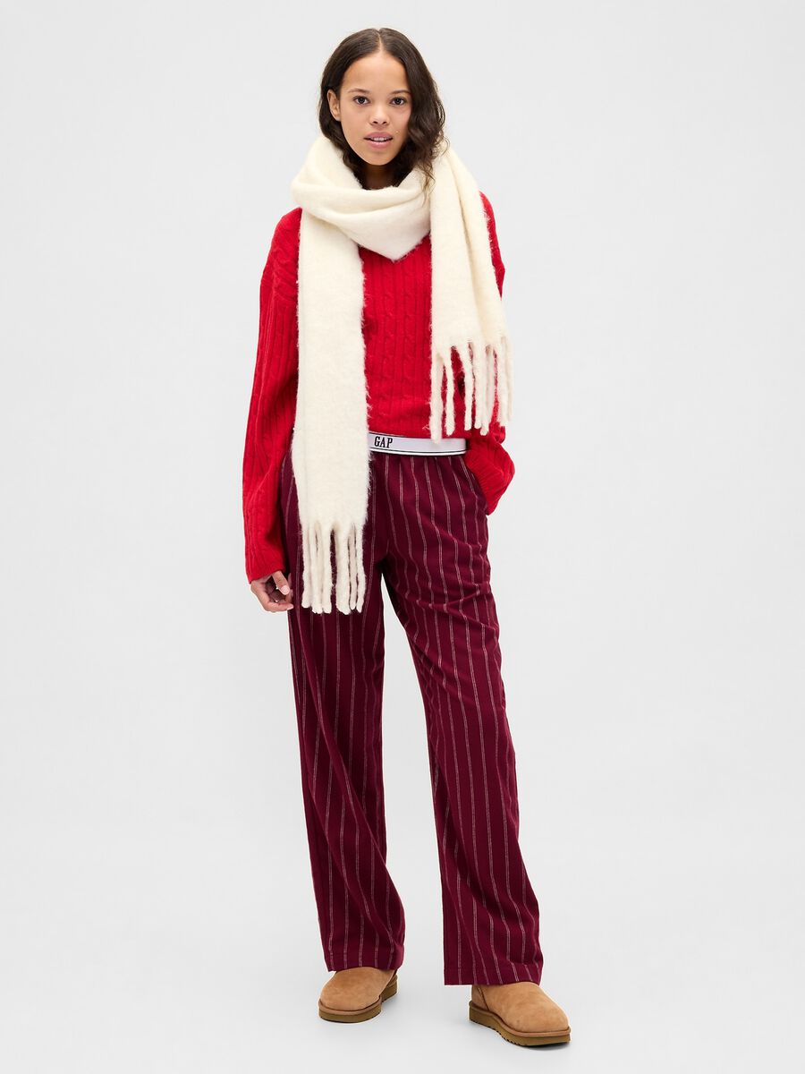 Red Cotton Pyjamas Woman_2