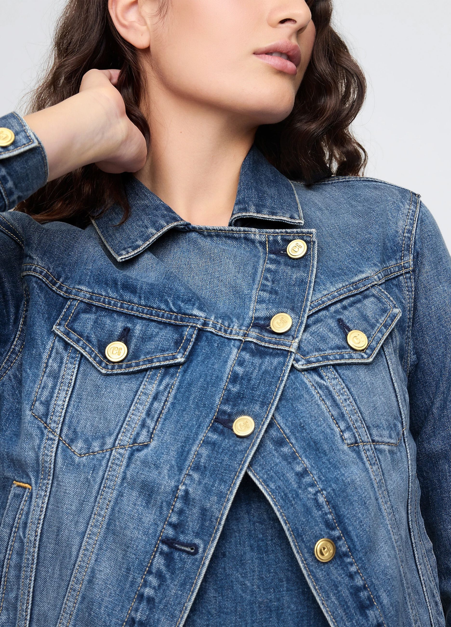 GAP x CULT GAIA Giubbino asimmetrico in denim