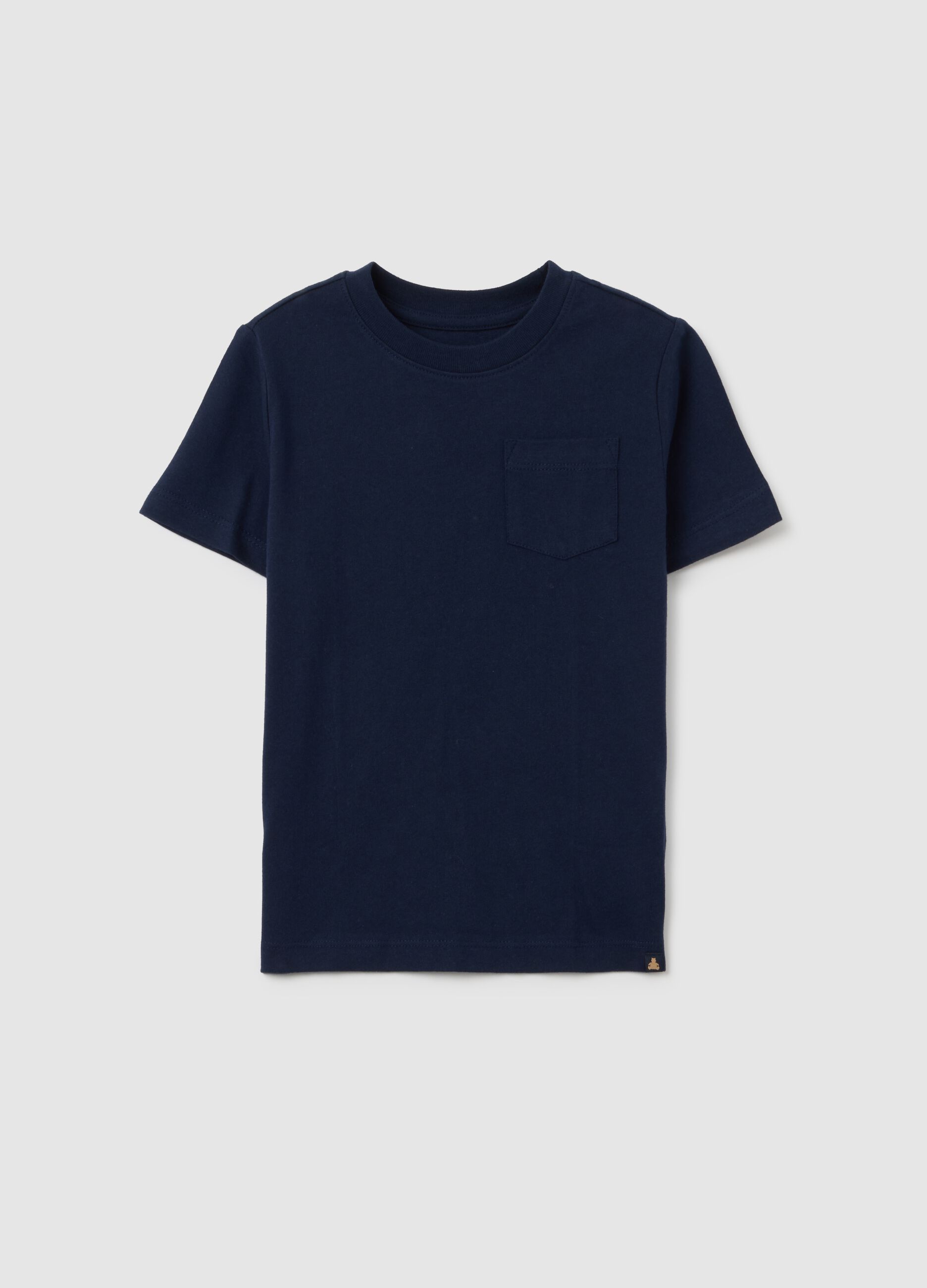 T-shirt in cotone con tasca