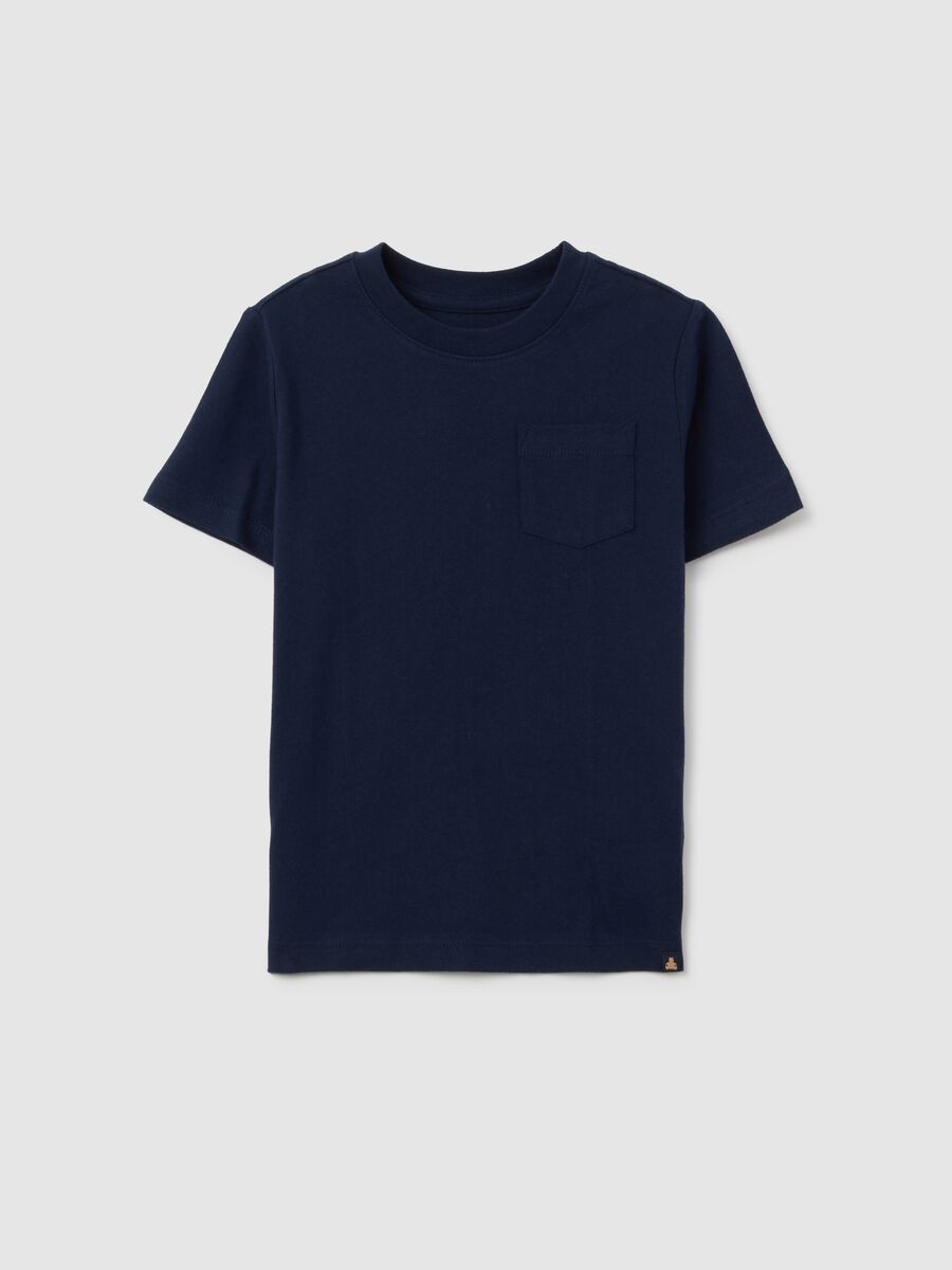 Cotton T-shirt with pocket Baby Boy_0