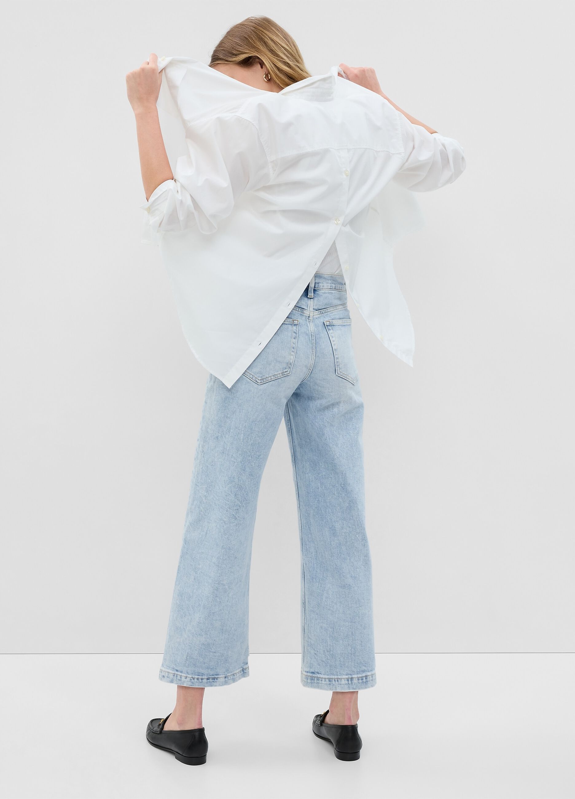 Straight-fit, ankle-length, high-rise jeans_1