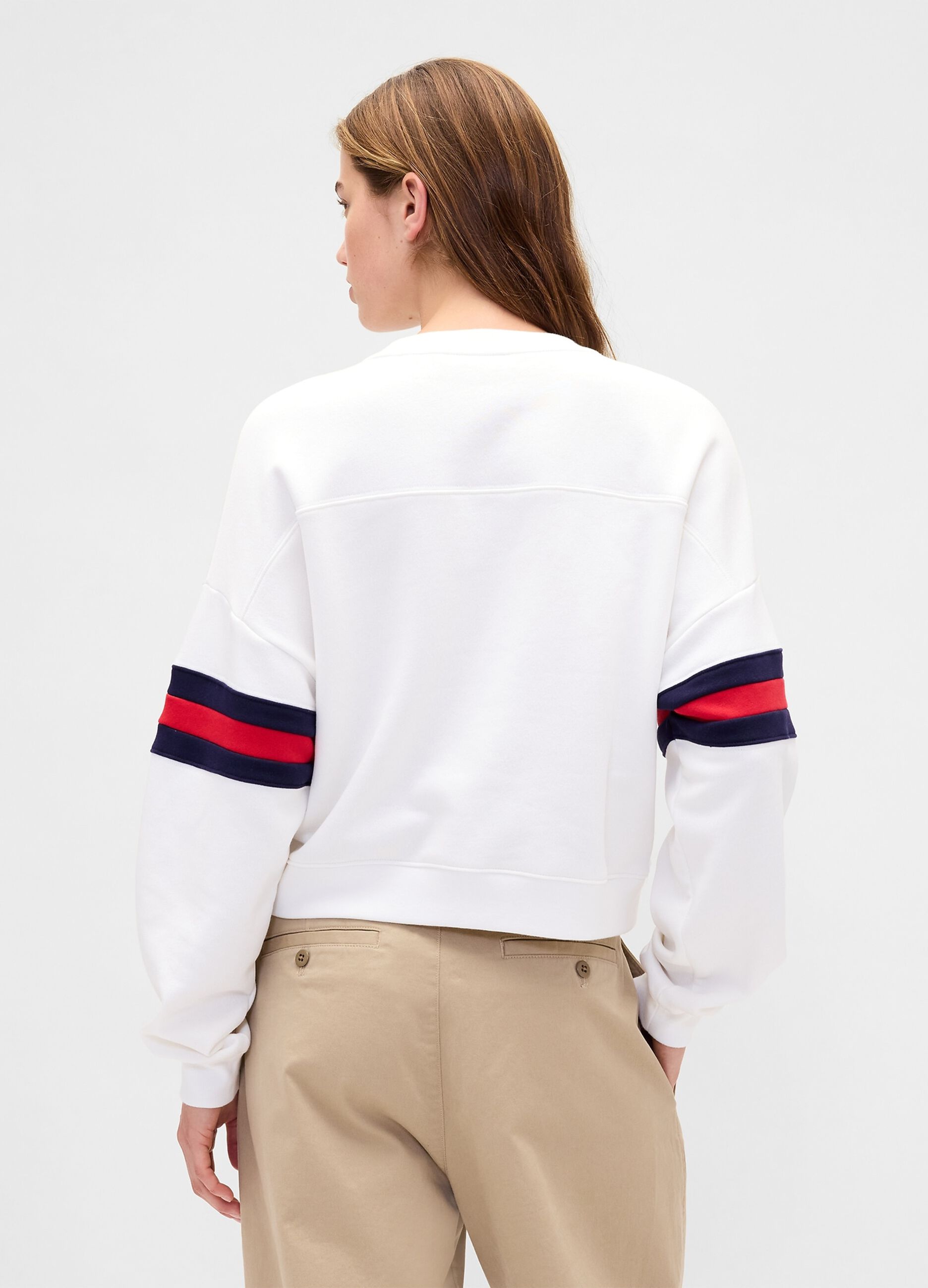 Felpa bianca con logo GAP NYC_1