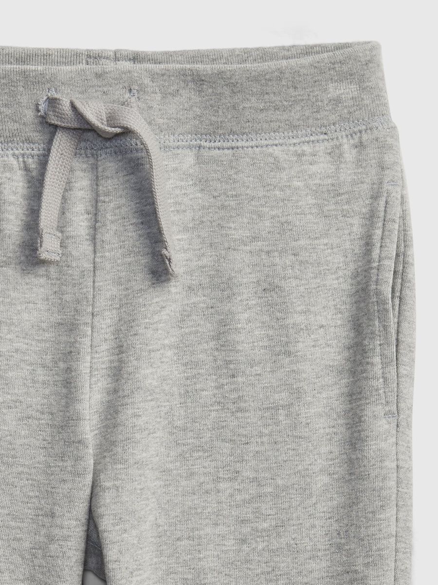 Joggers in felpa con coulisse e patch logo Bimbo_2