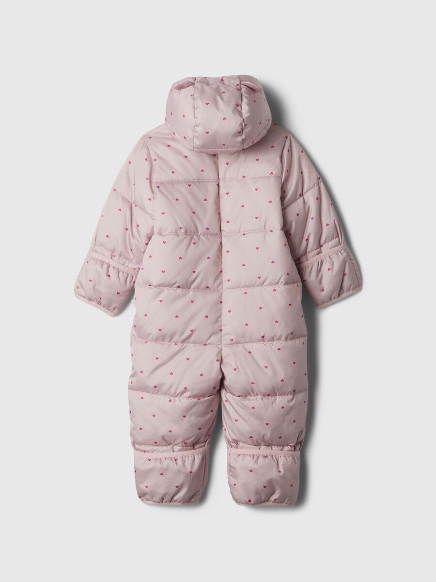 Tutina con cappuccio e interno in sherpa Neonato_1