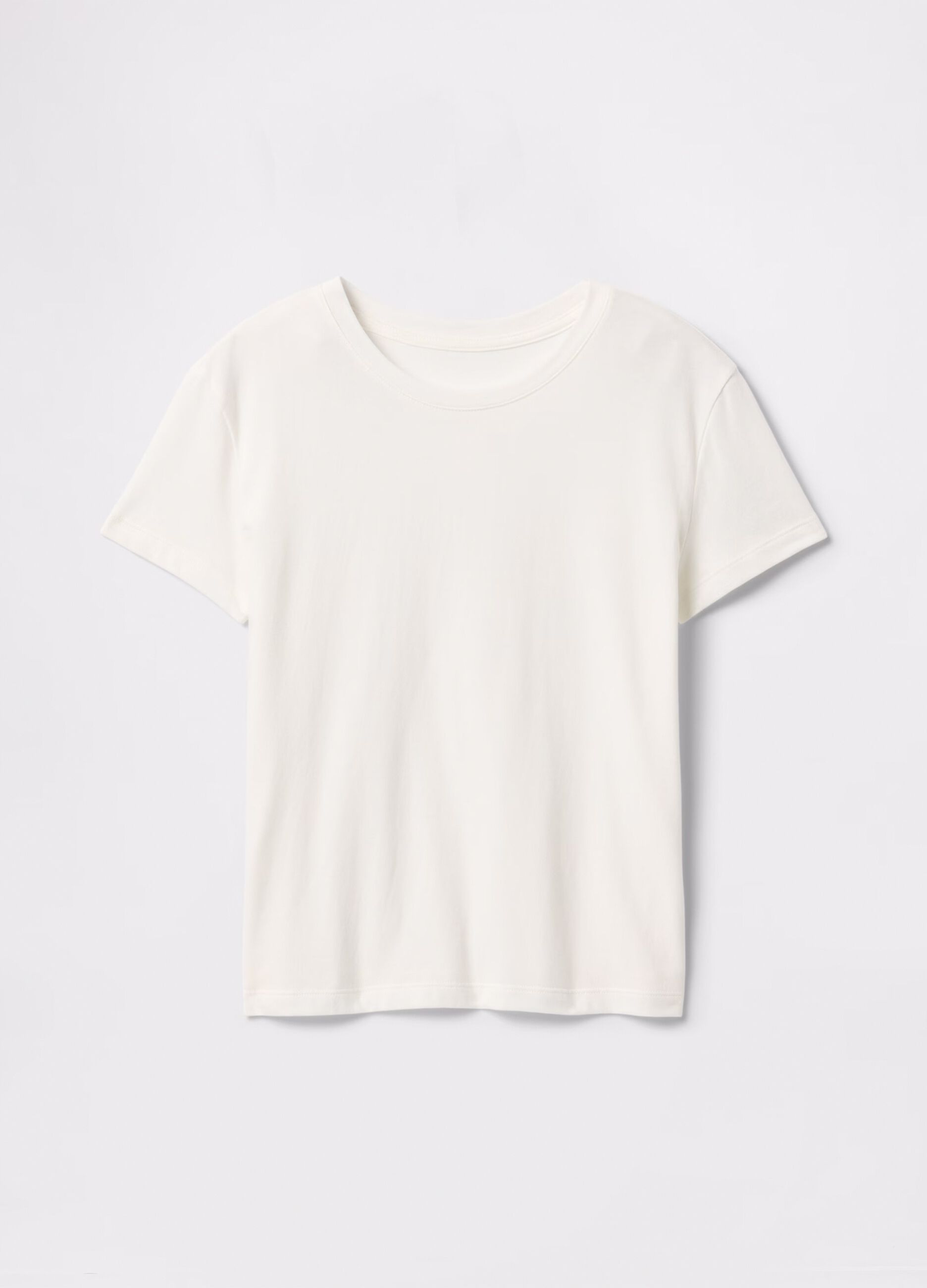 T-shirt bianca in cotone_2