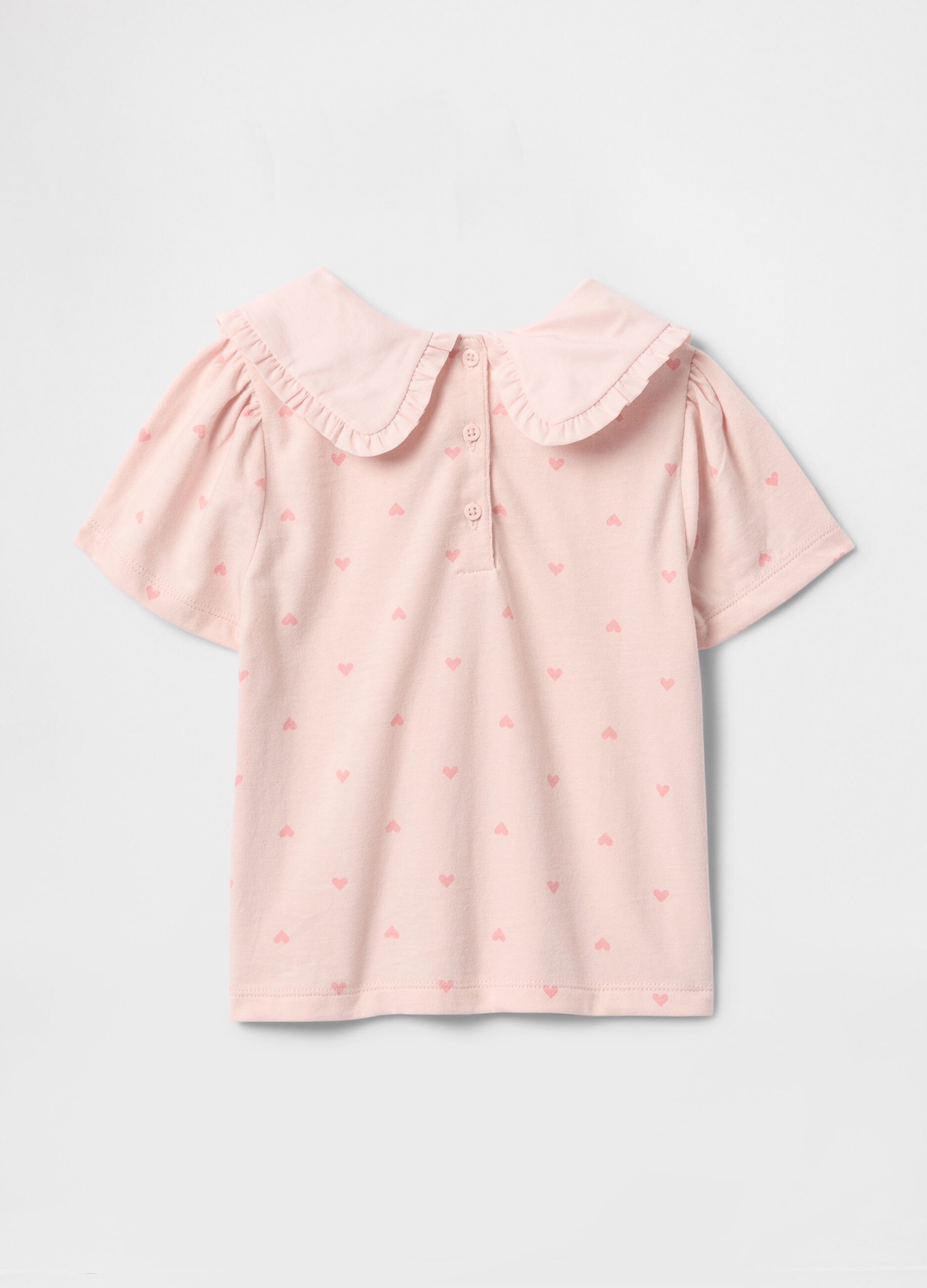 Maglietta rosa a cuoricini GAP Kids_1