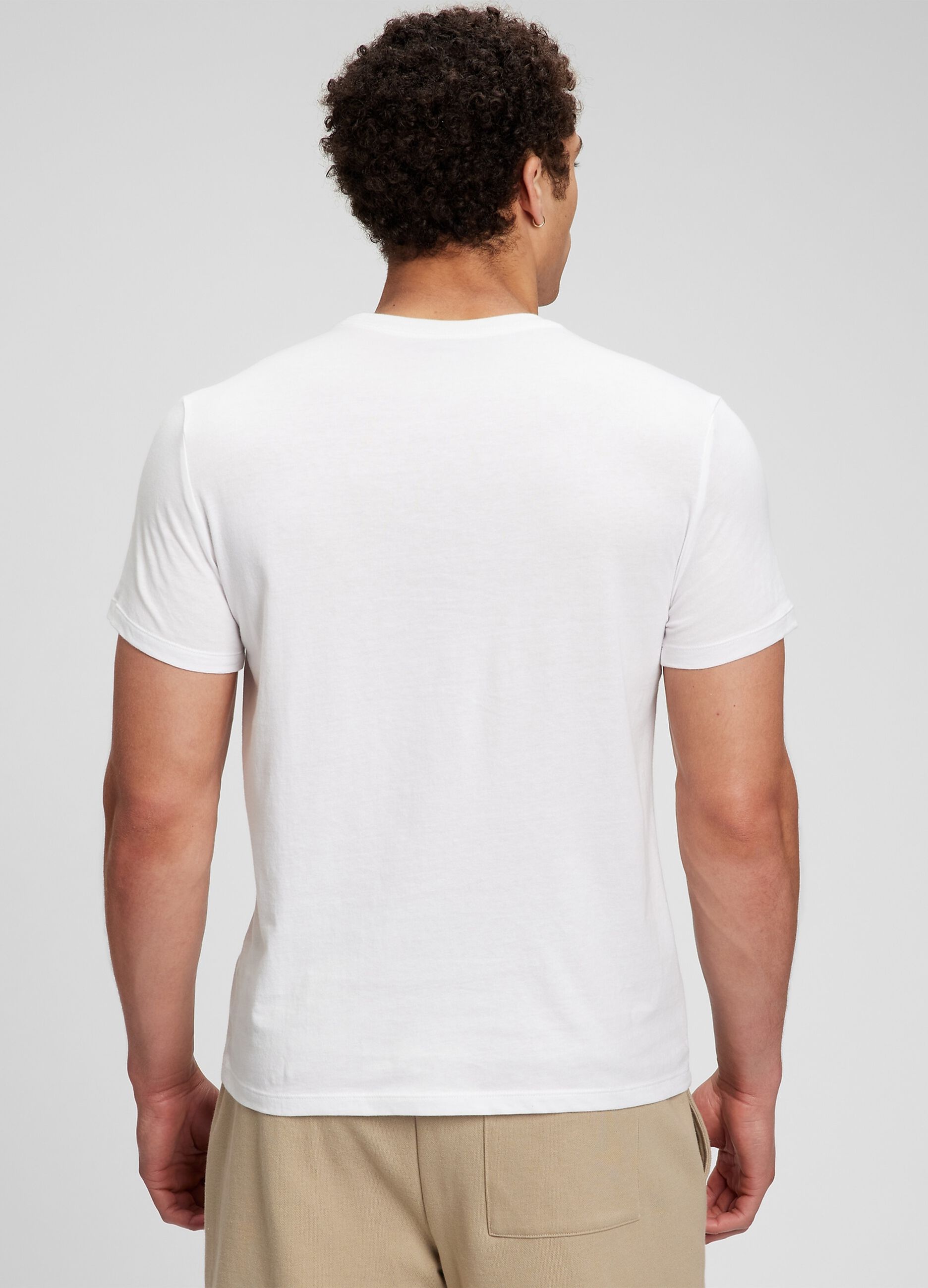 T-shirt in cotone con stampa logo_1