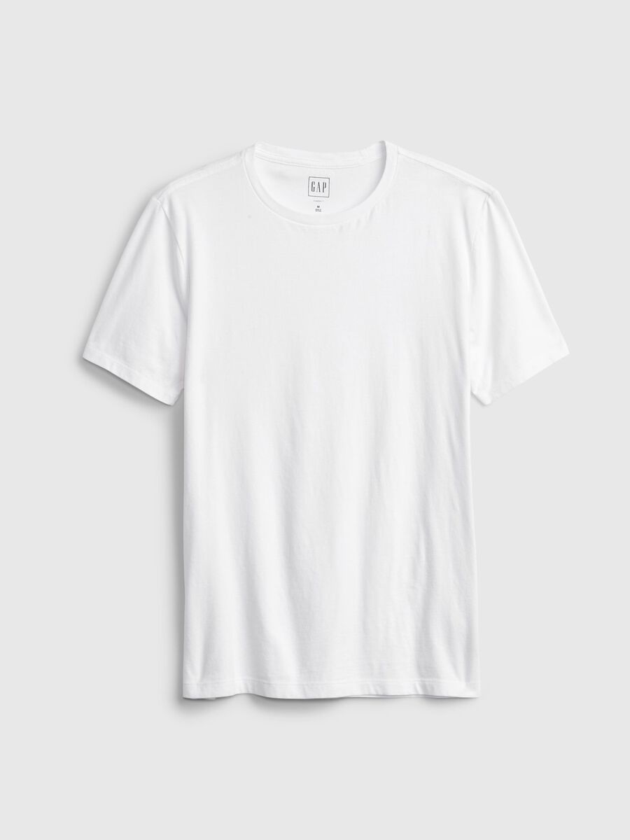 T-shirt girocollo in cotone Uomo_3