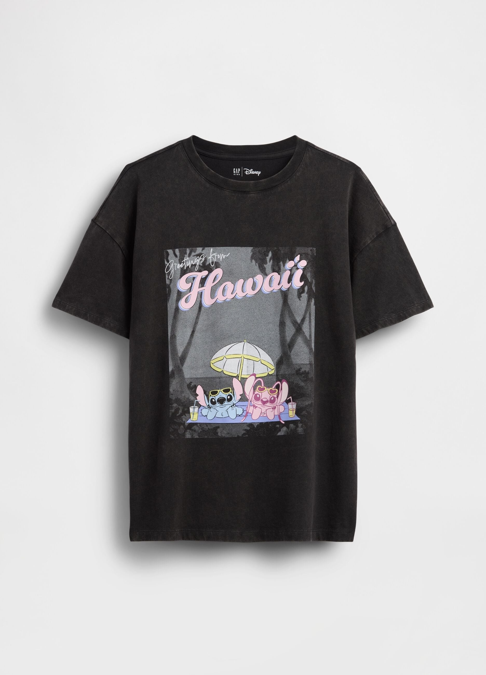 T-shirt Stitch Disney a maniche corte in puro cotone