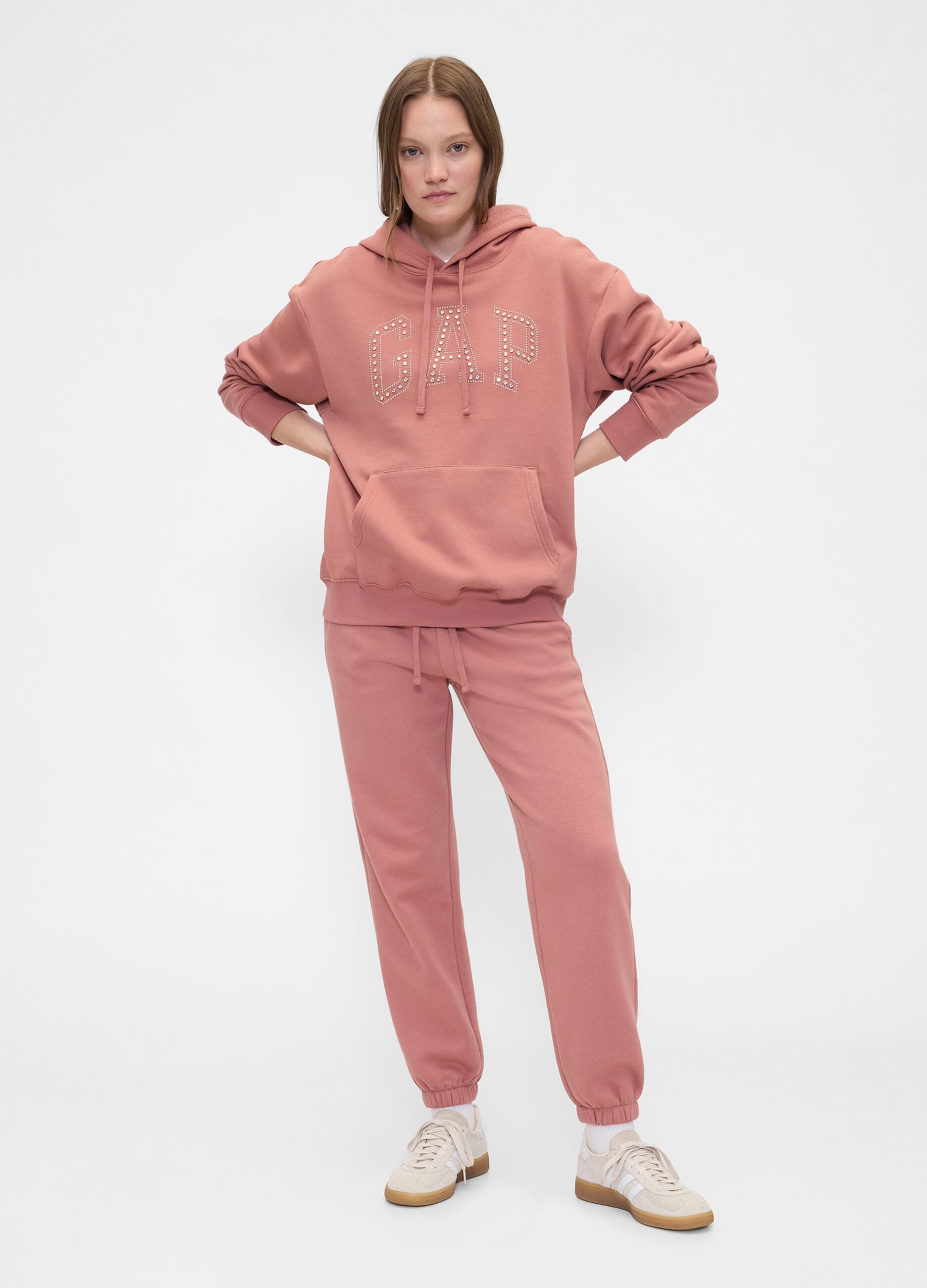 Felpa con cappuccio e logo GAP