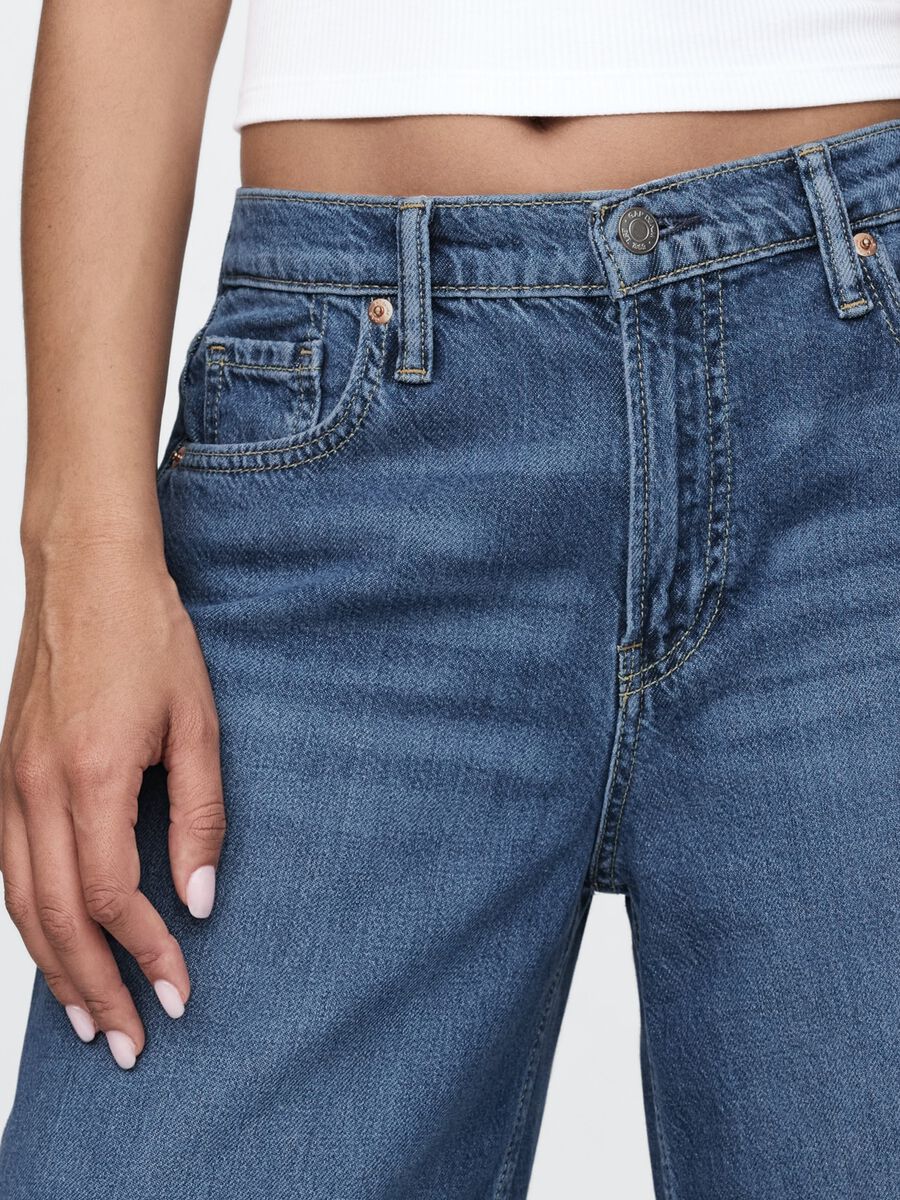 Jeans a gamba larga denim Gap Donna_6
