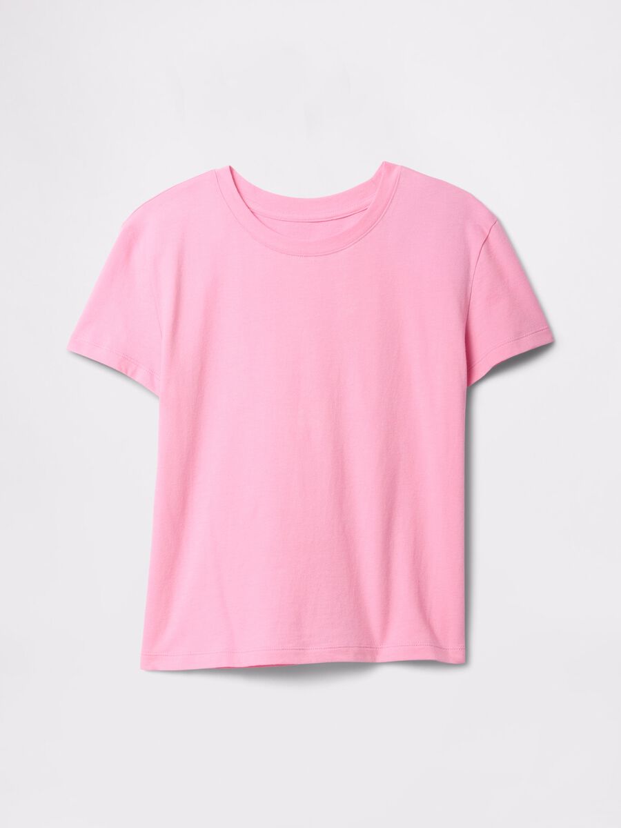 T-shirt rosa a maniche corte in cotone per bambina GAP Kids Bambina_2
