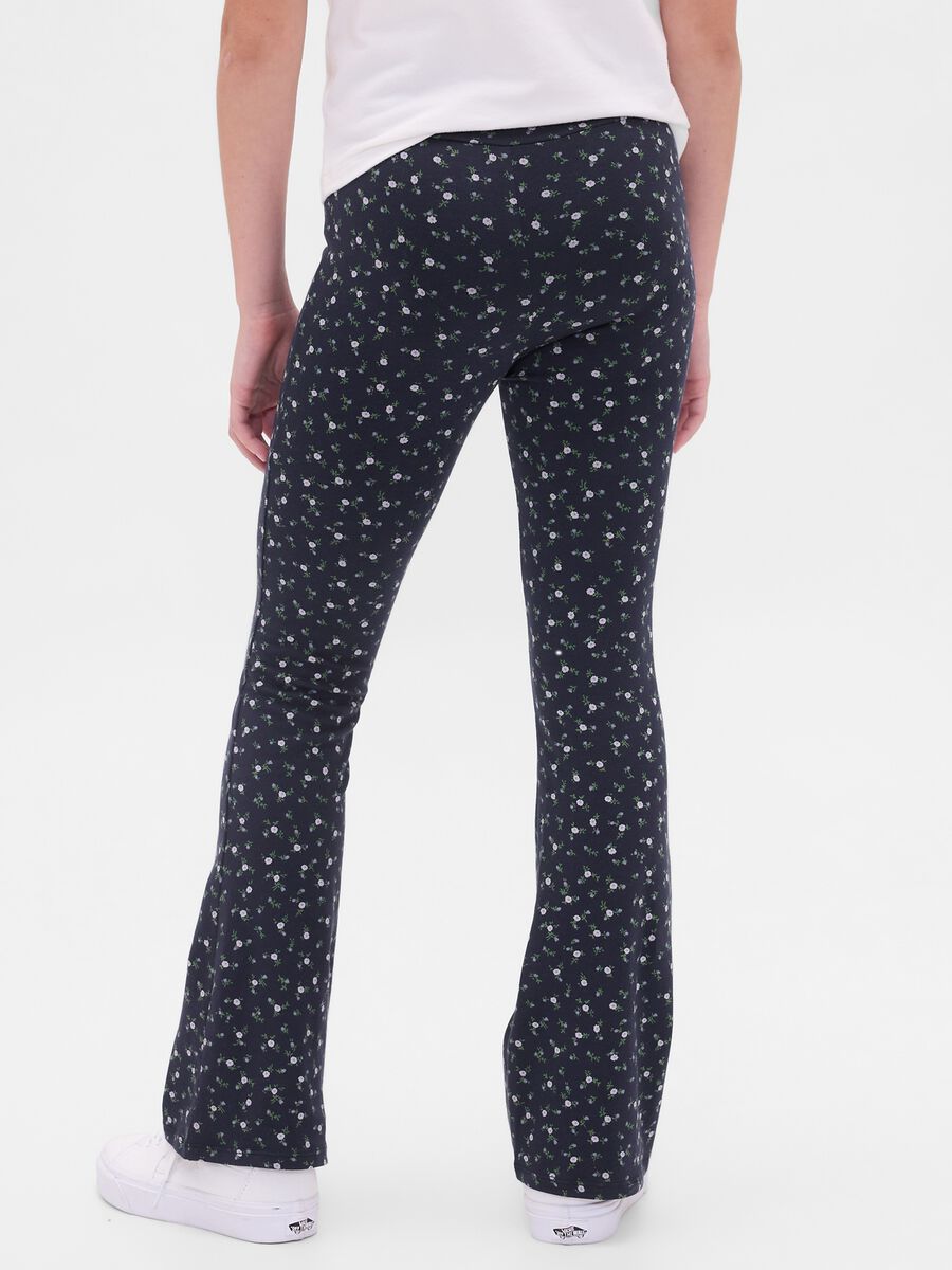 Leggings blu elasticizzati Bambina_2