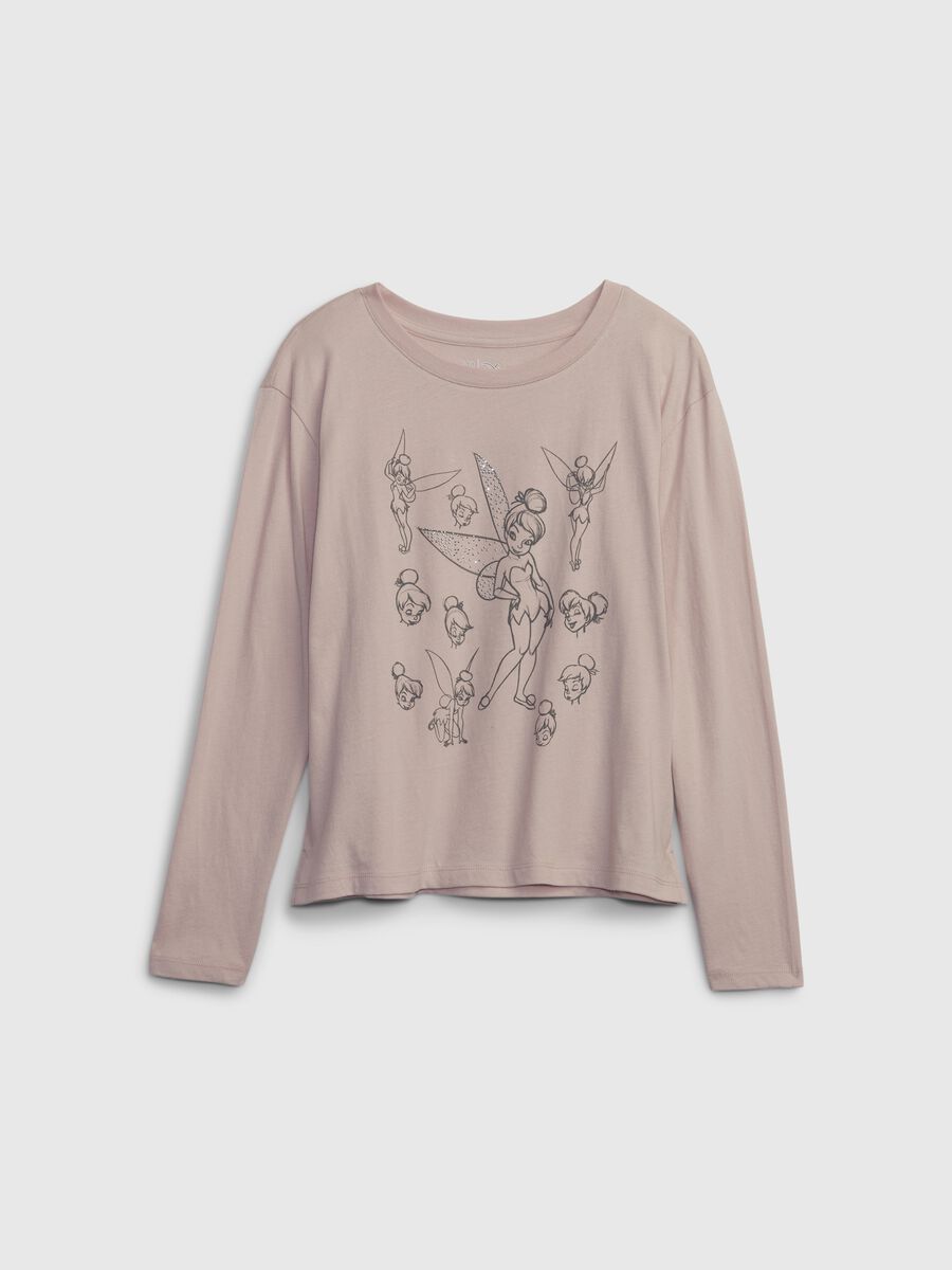Long-sleeved T-shirt with Disney print and diamantés Girl_2
