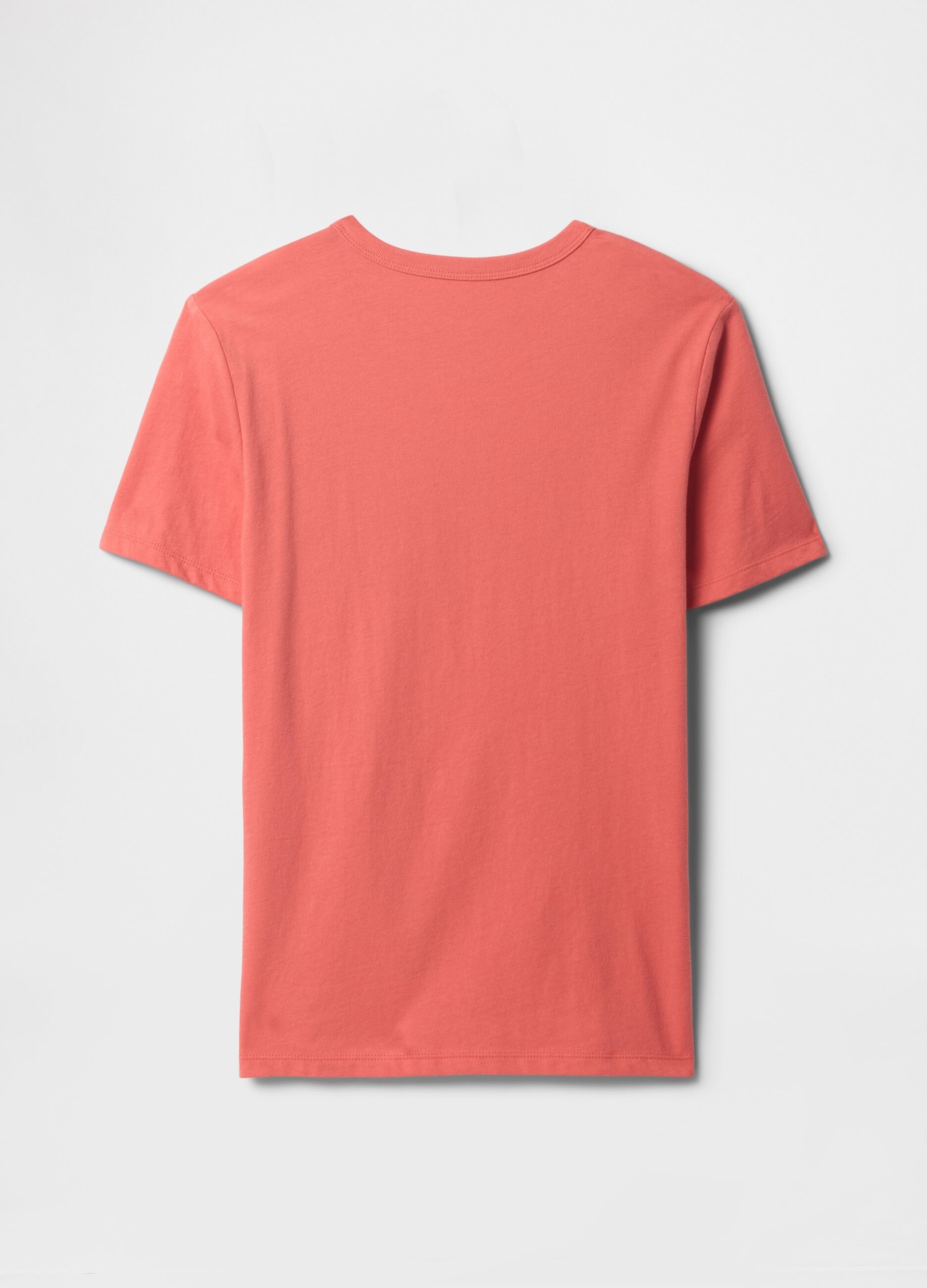 T-shirt a maniche corte arancione in cotone GAP Kids_1
