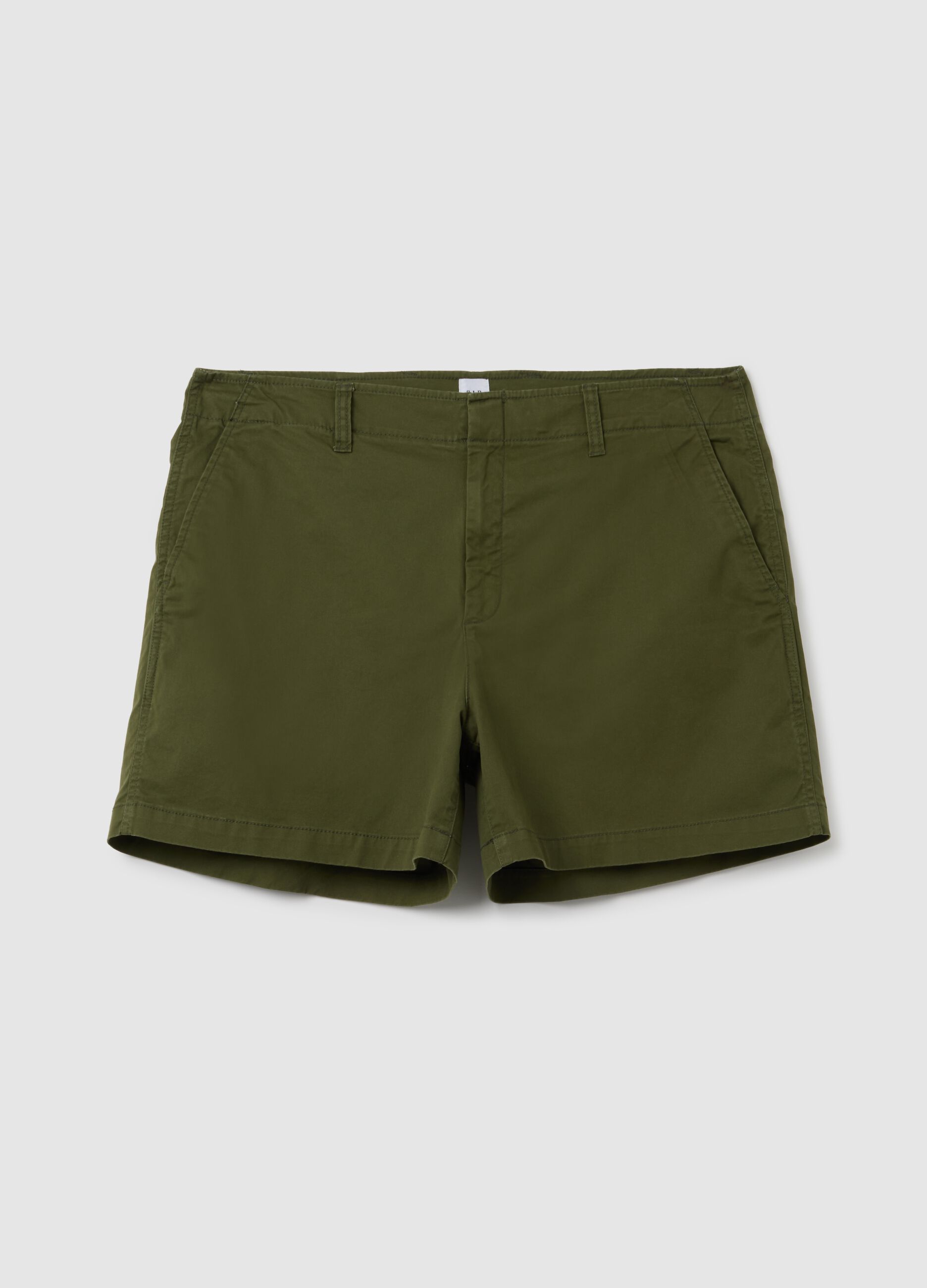 Shorts chino in cotone stretch_2