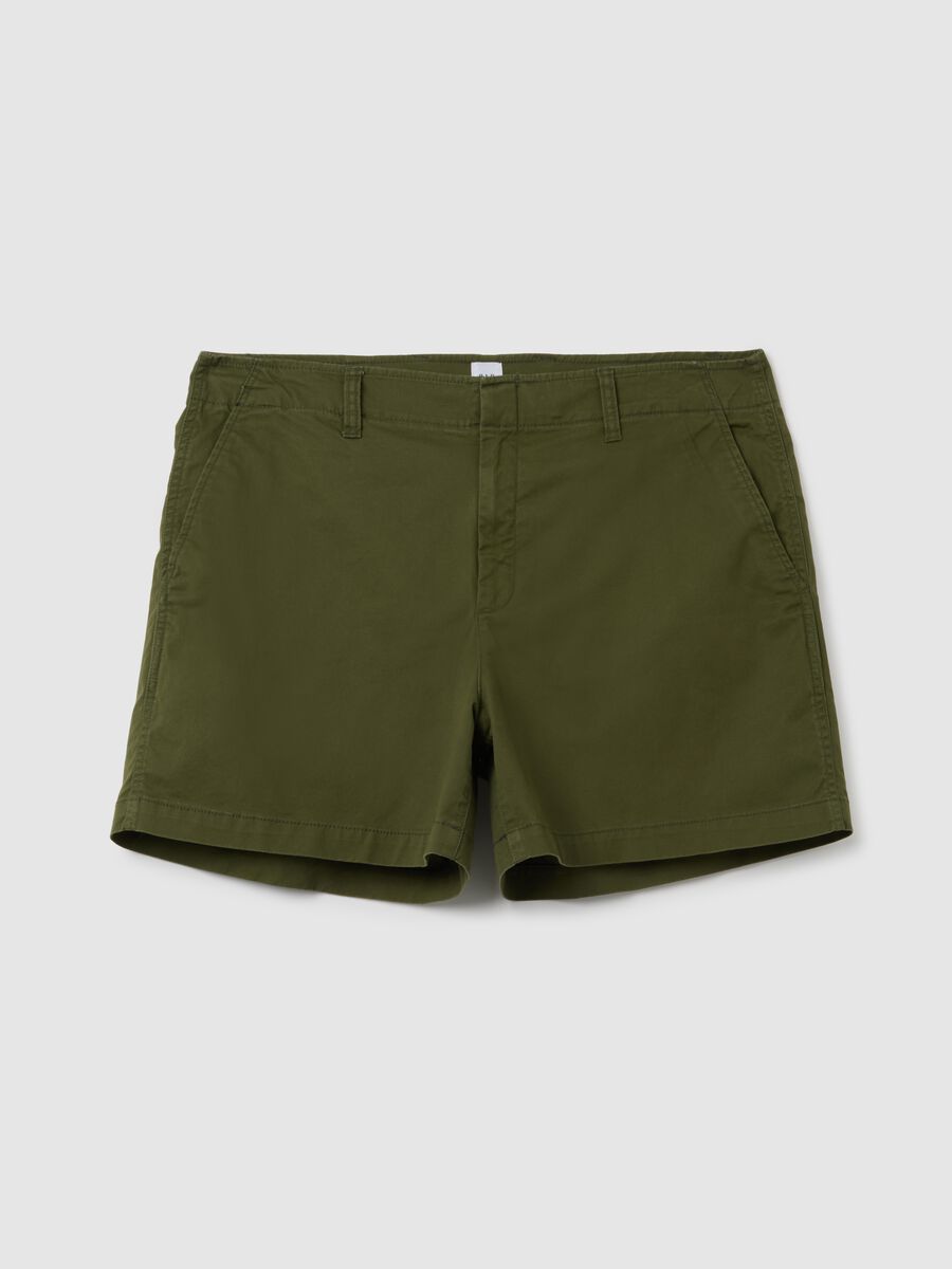 Shorts chino in cotone stretch Donna_2