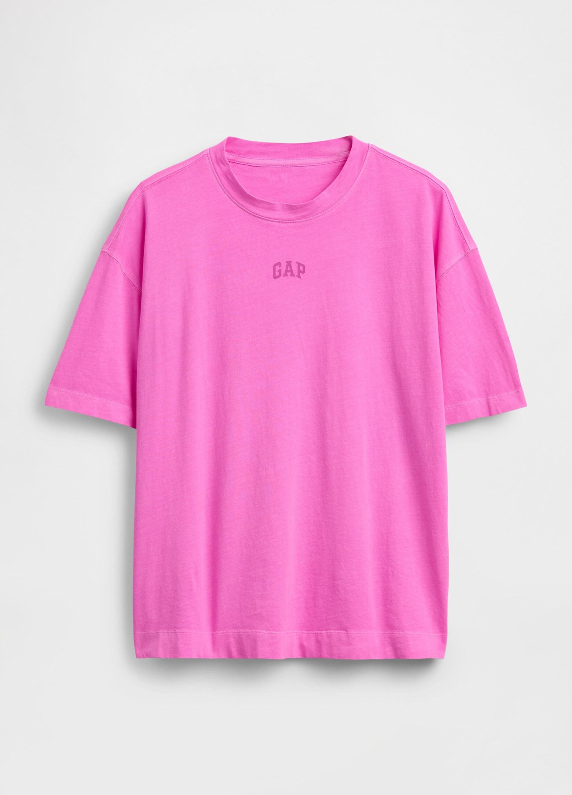 T-shirt a maniche corte in puro cotone