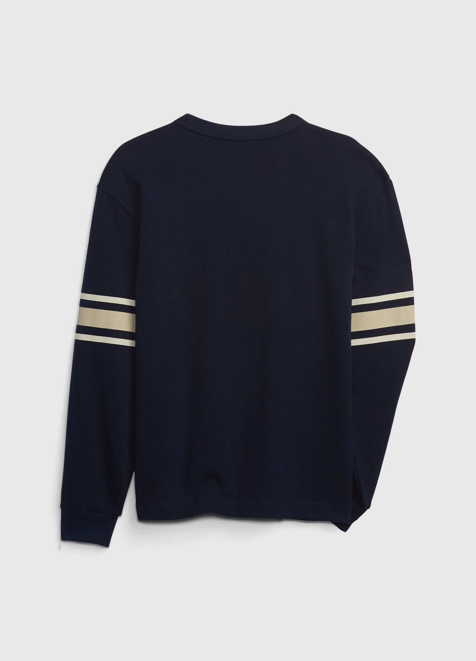 Oversized T-shirt with logo embroidery_1