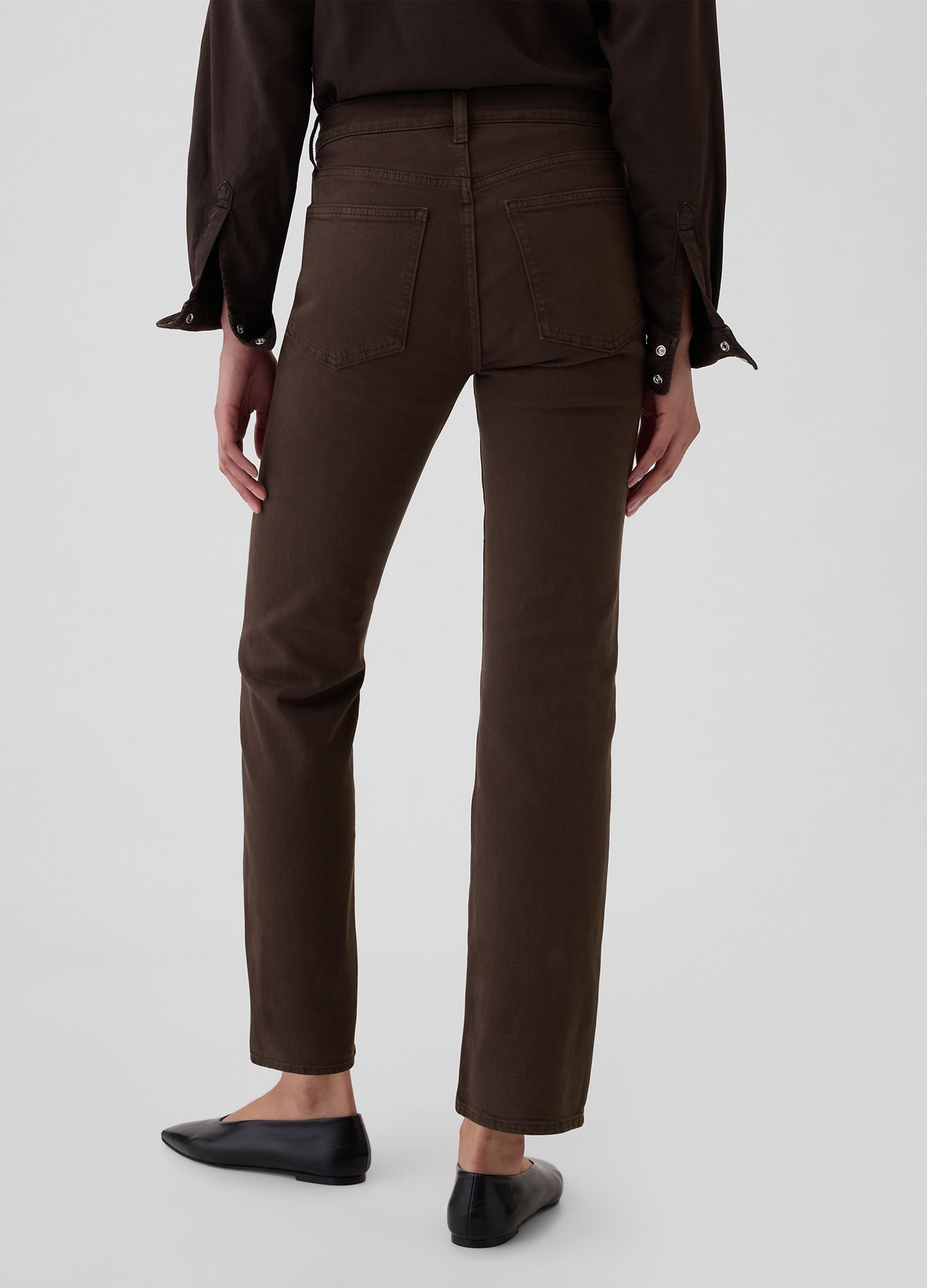 Straight-fit trousers in stretch cotton_2