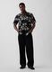 Camicia a fiori in misto lino e cotone_2