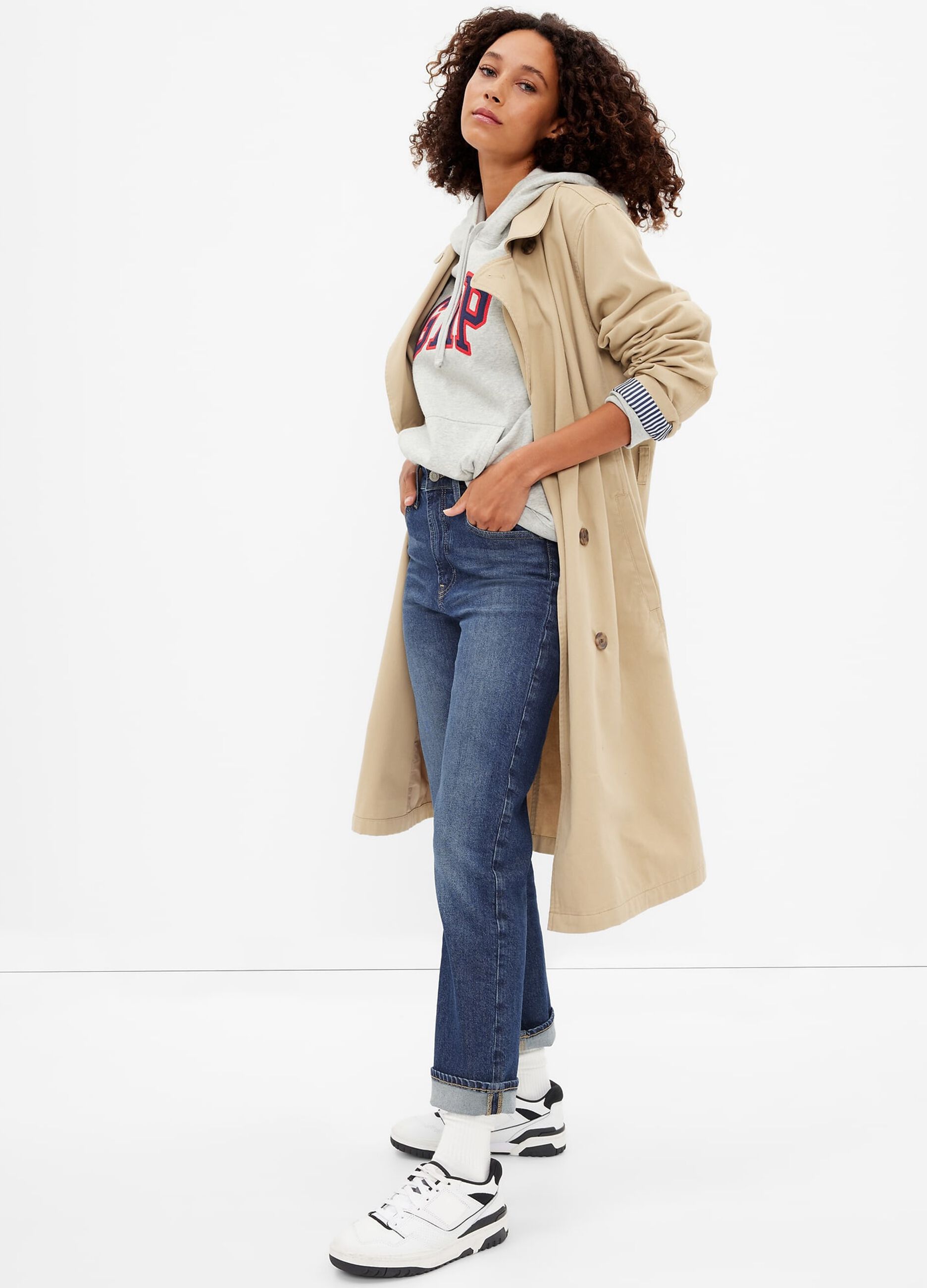 Jeans straight fit effetto maltinto