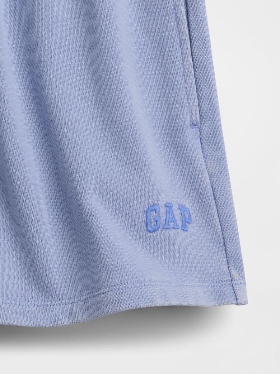 Shorts in misto cotone con logo GAP Donna_4