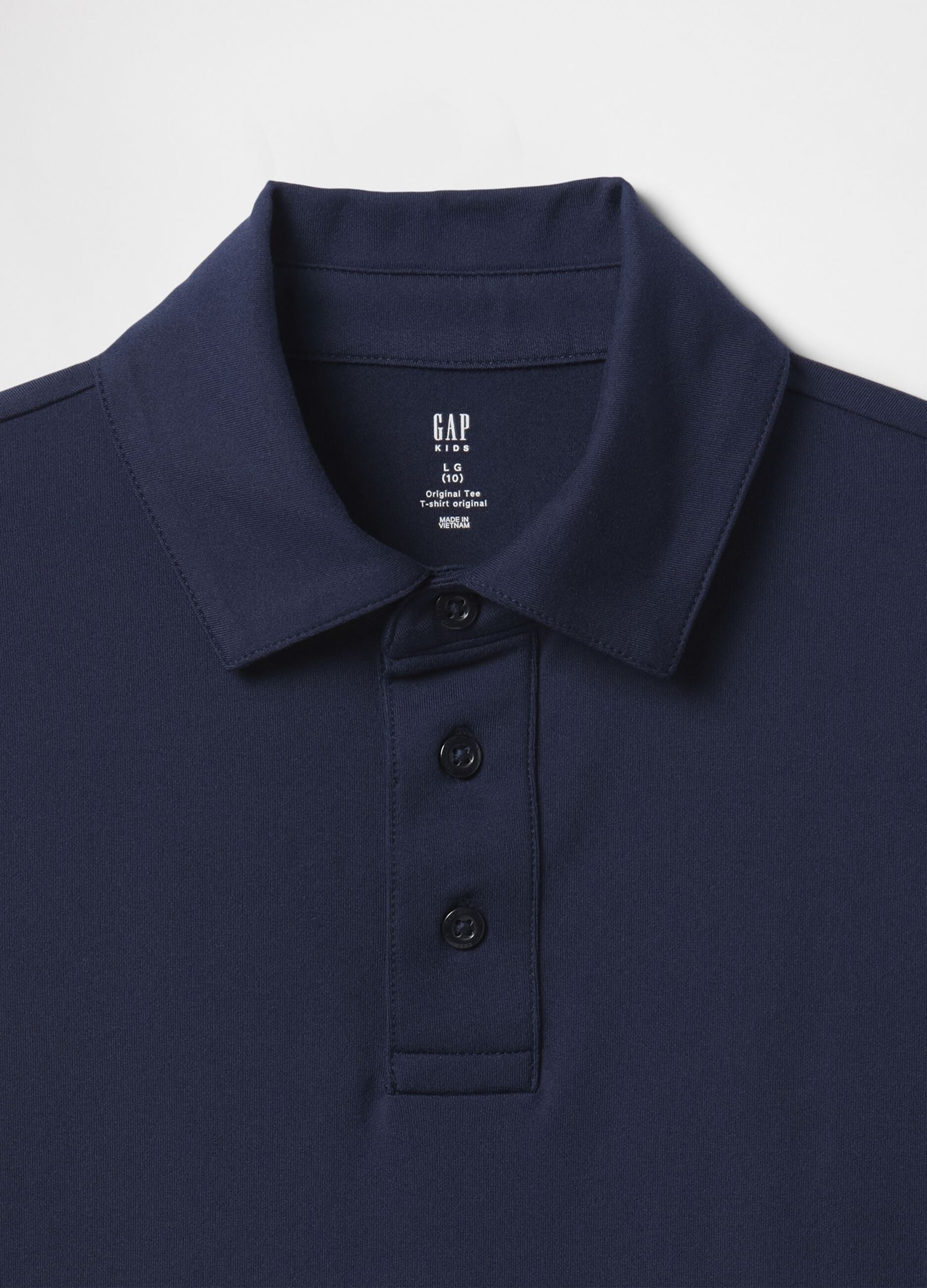 Polo blu navy a maniche corte per ragazzi GAP_4