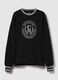 Black crew neck sweatshirt_0