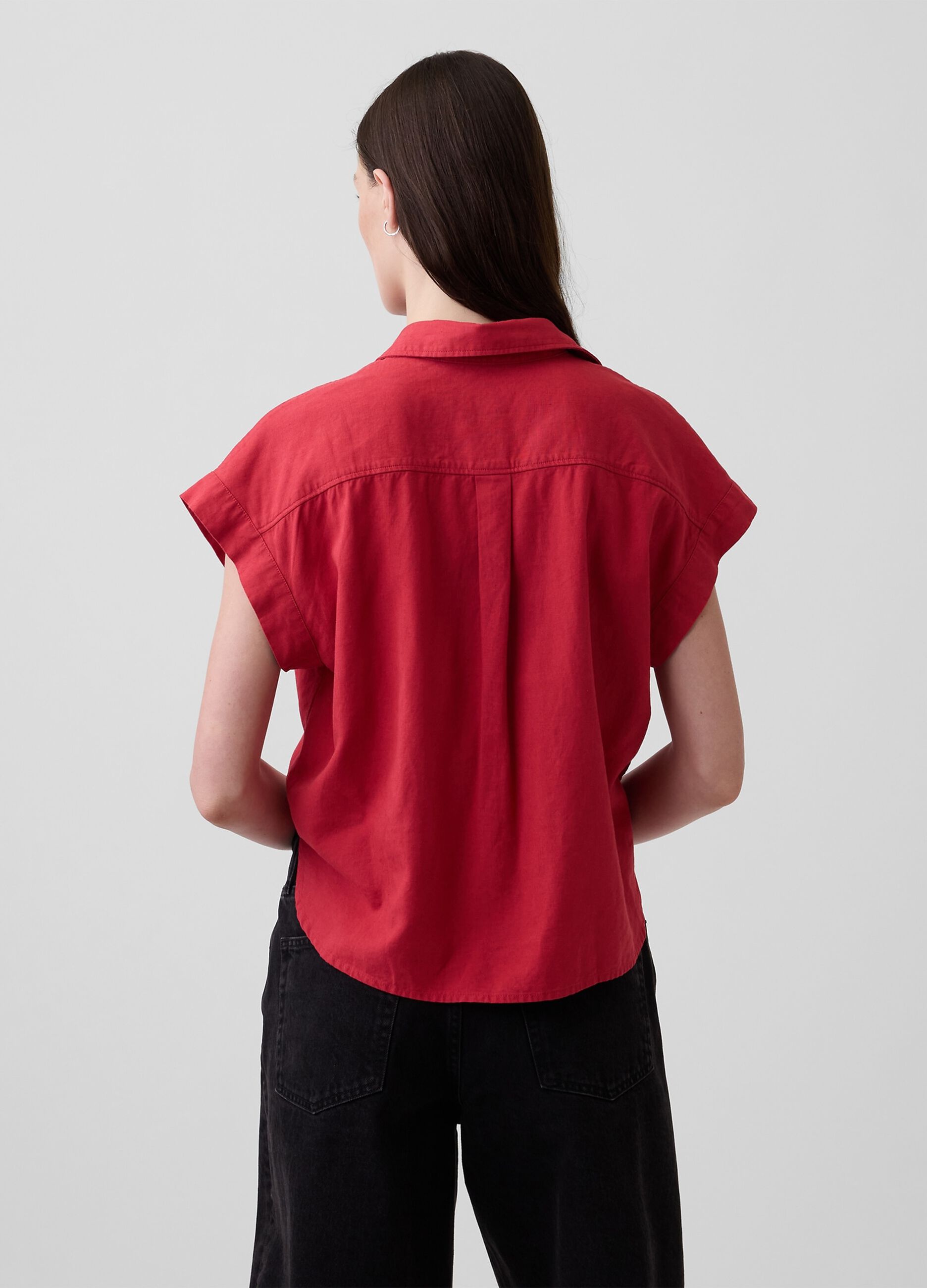 Camicia in misto lino