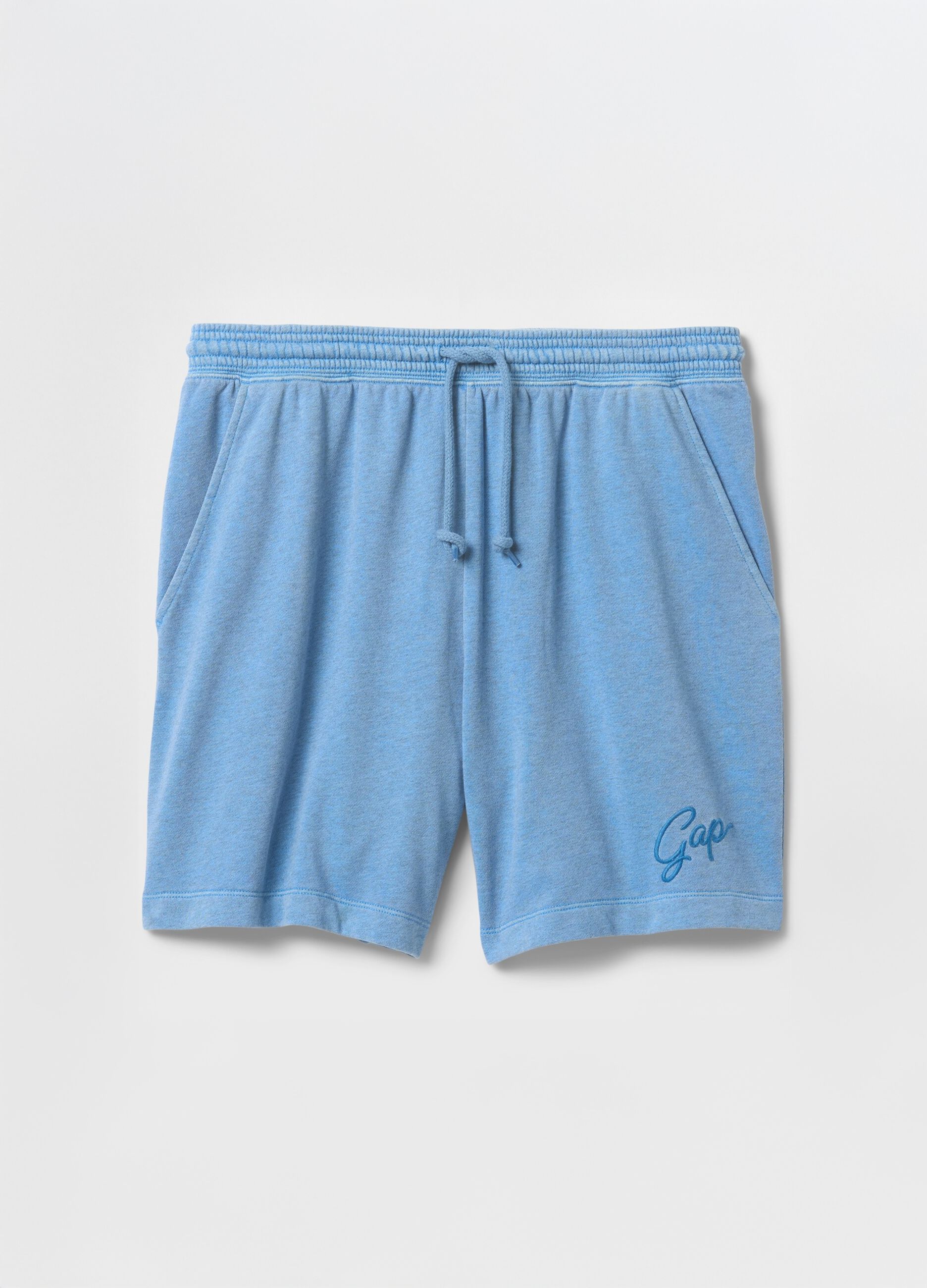 Shorts blu azzurro Gap in misto cotone_3
