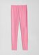 Leggings rosa elasticizzati_0
