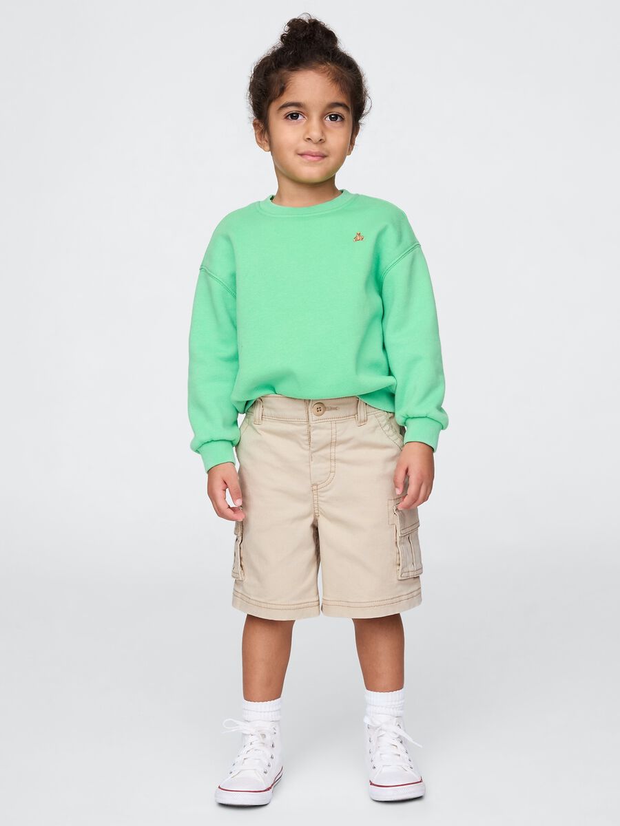 Bermuda cargo beige per bambini Bimbo_0
