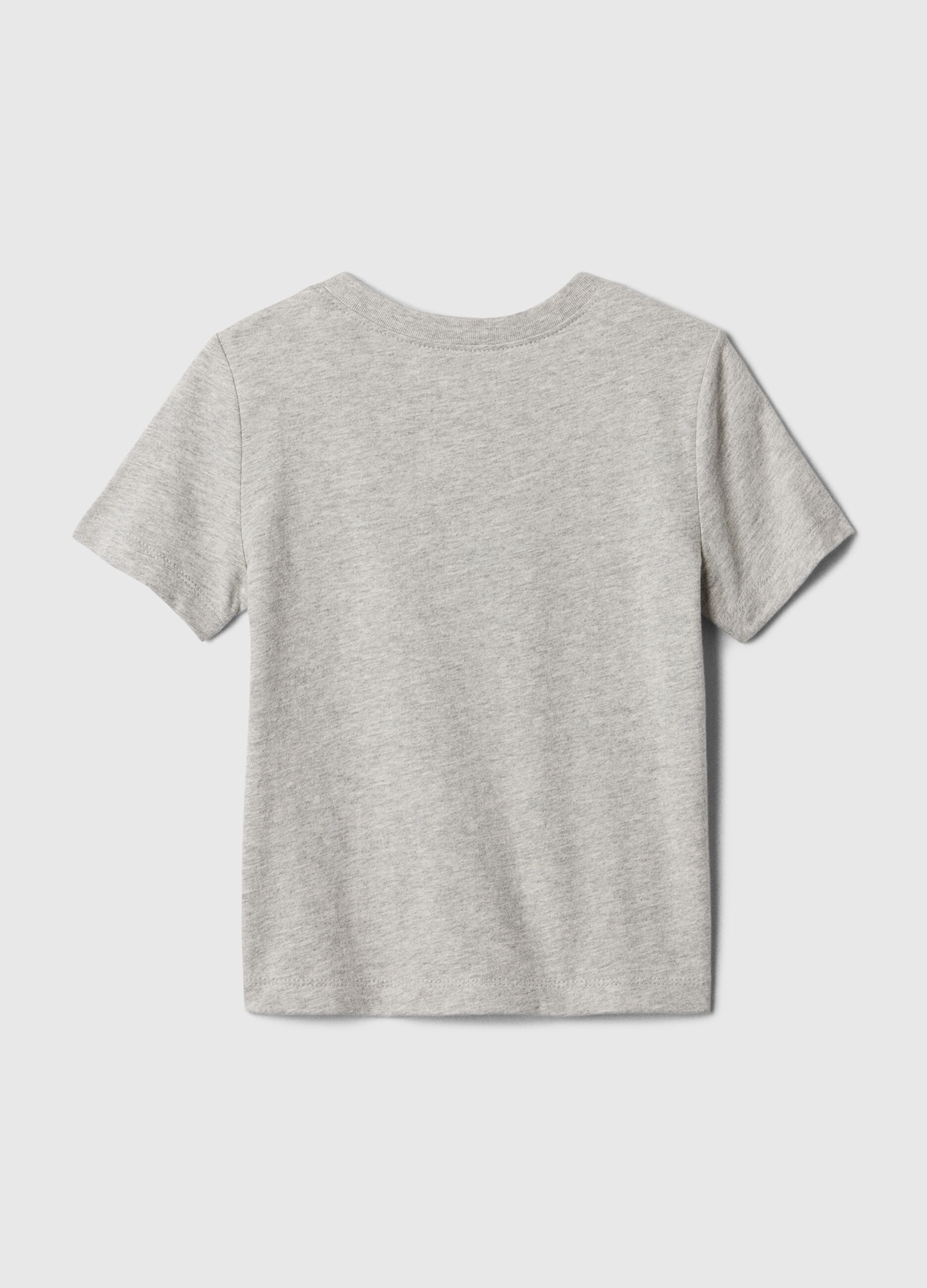 T-shirt grigia con logo GAP_1