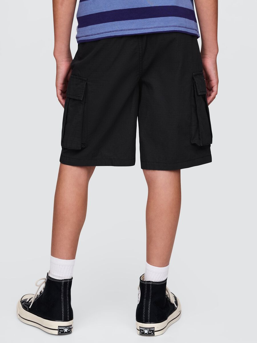 Bermuda cargo nero per bambino Bambino_2