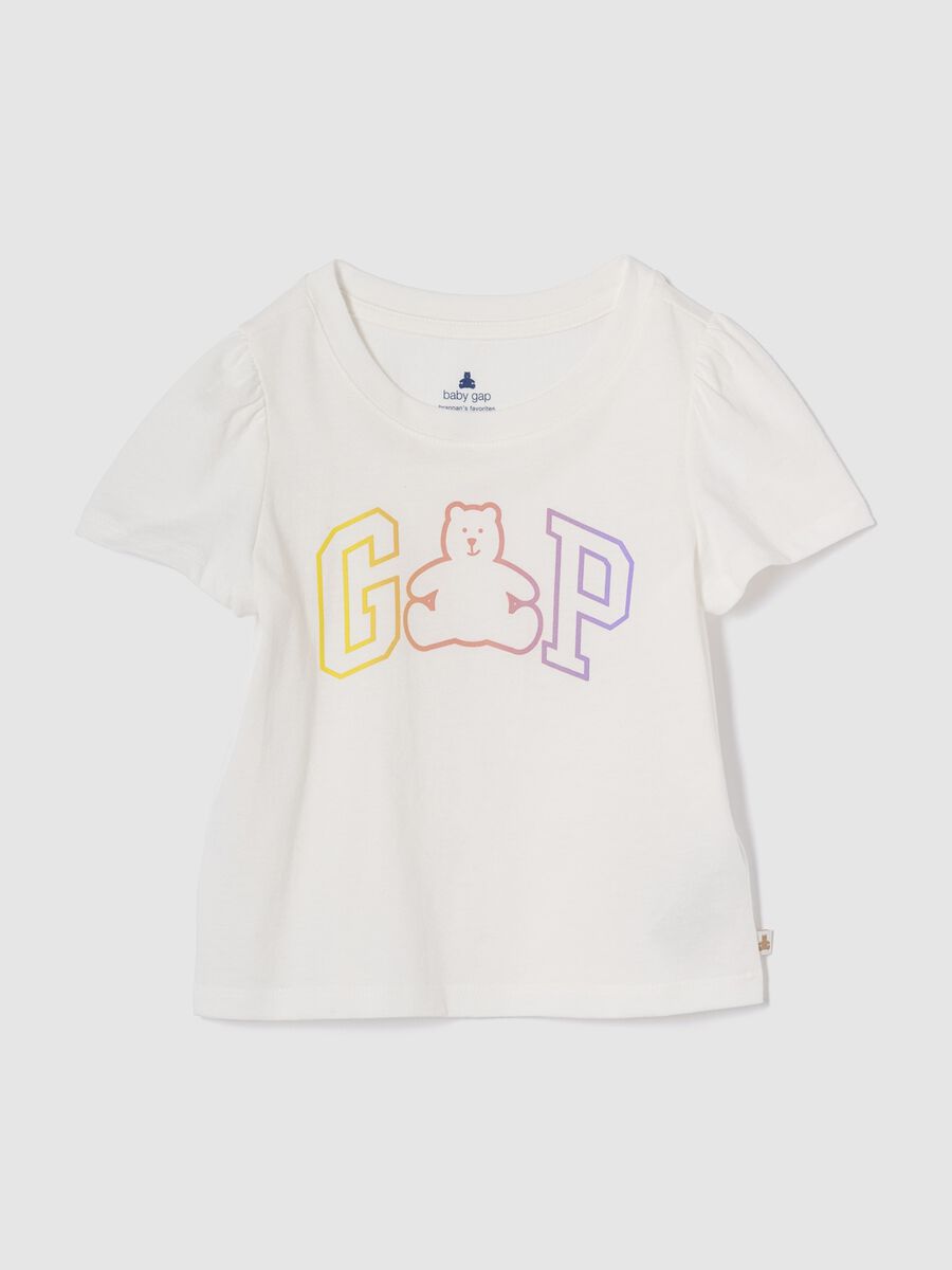 Short Sleeve Bear Graphic T-shirt GAP Kids Baby Girl_0