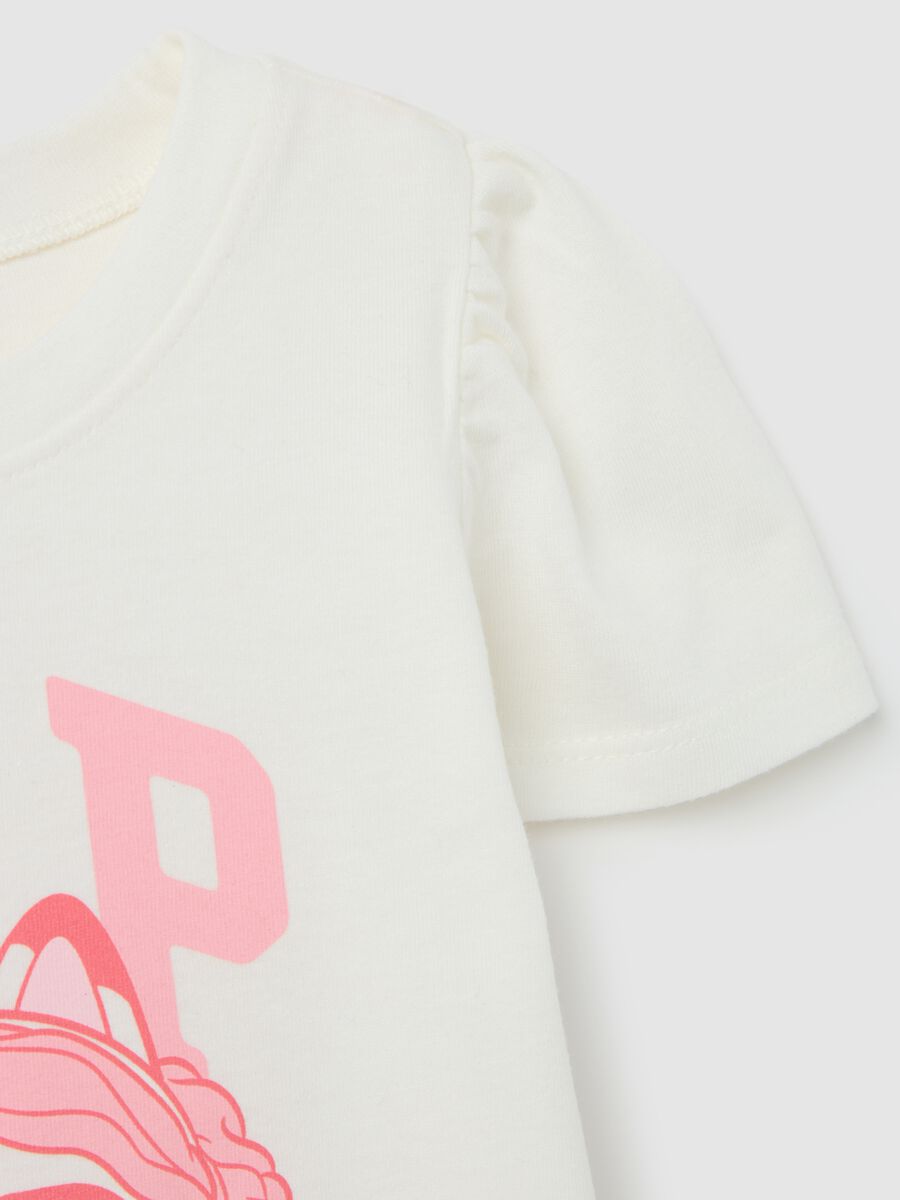 T-shirt bianca con stampa grafica GAP Bimba_2