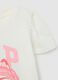 T-shirt da bambina in puro cotone bianca_2