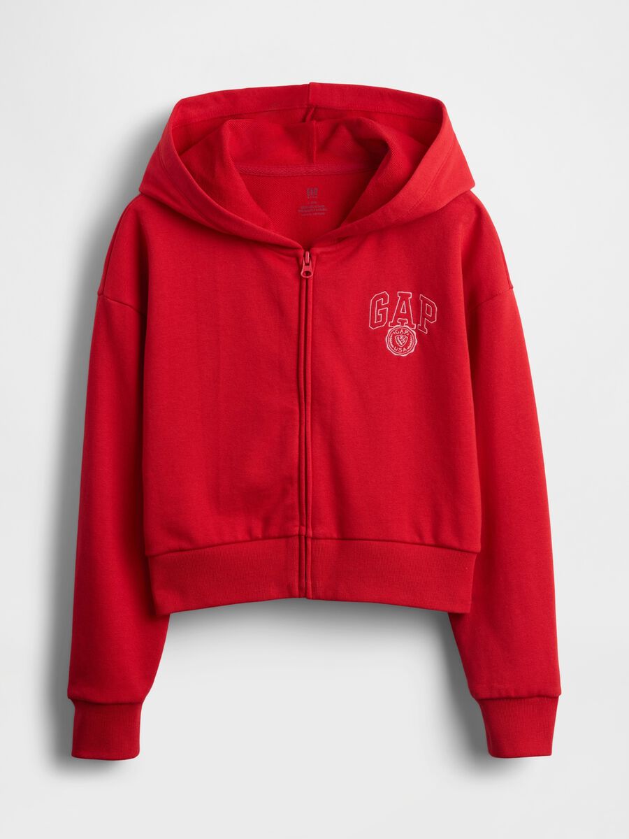 Felpa con cappuccio e full-zip Bambina_3