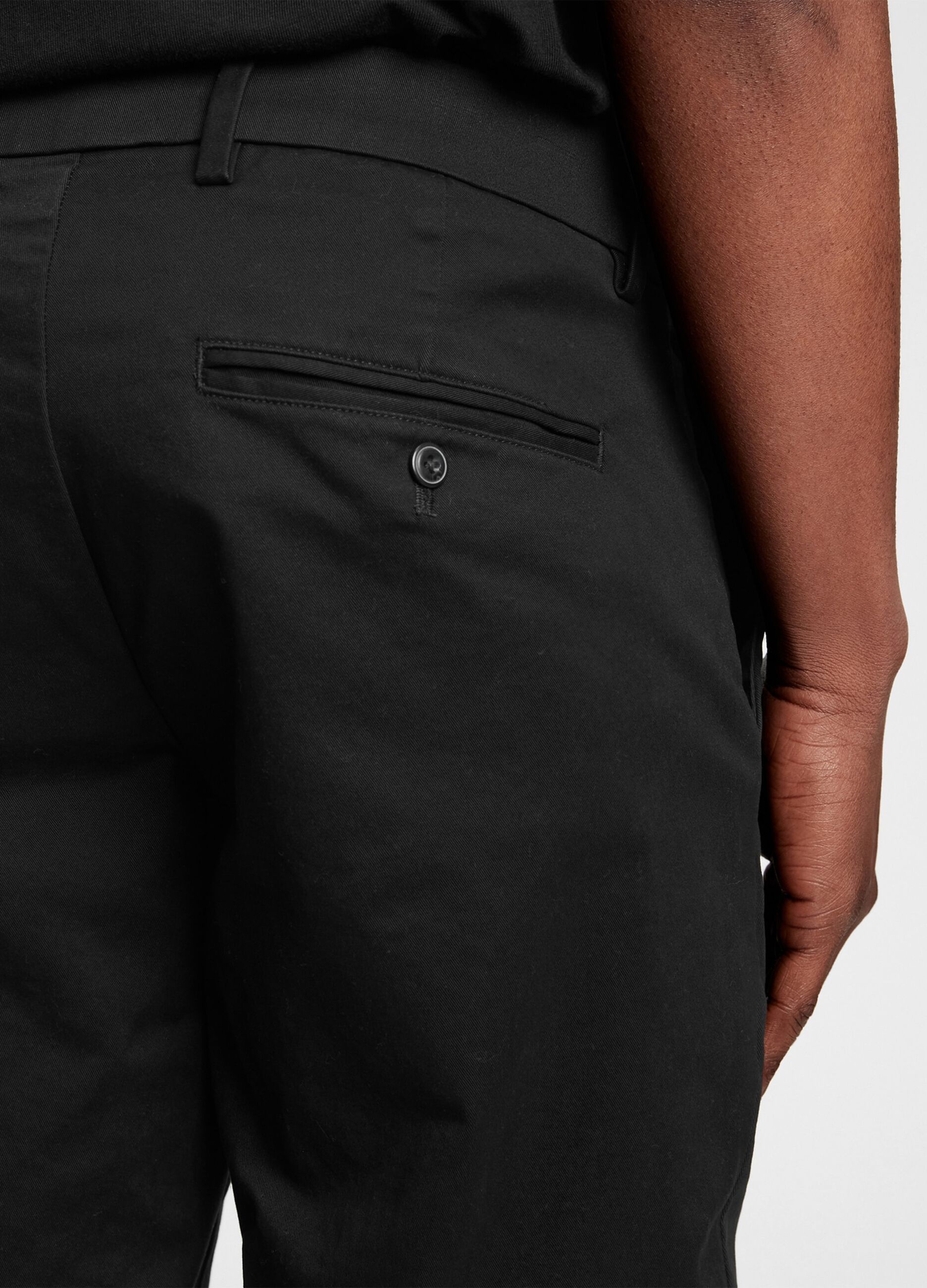 Slim-fit trousers in stretch cotton_1