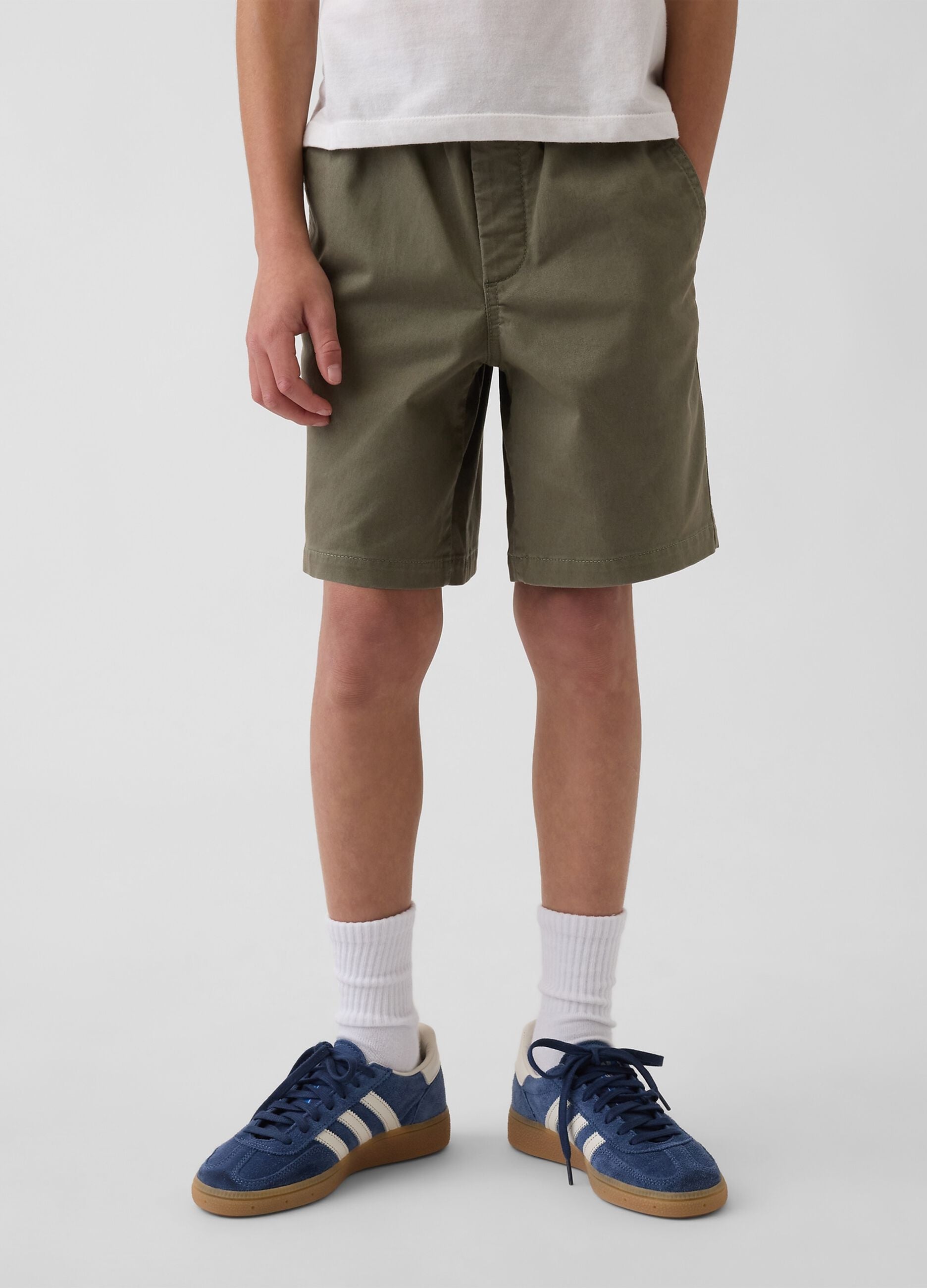 Shorts in cotone elasticizzato