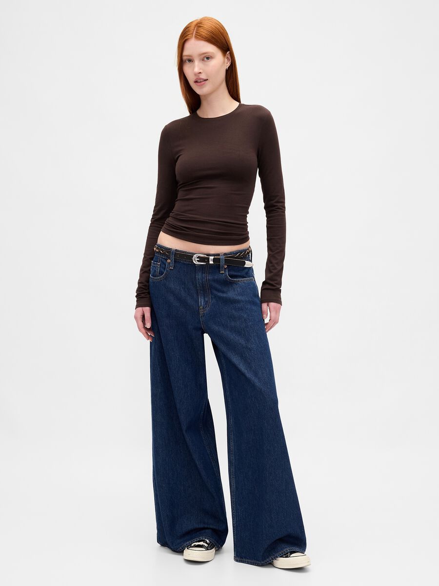 Maglia a maniche lunghe elasticizzata Donna_2