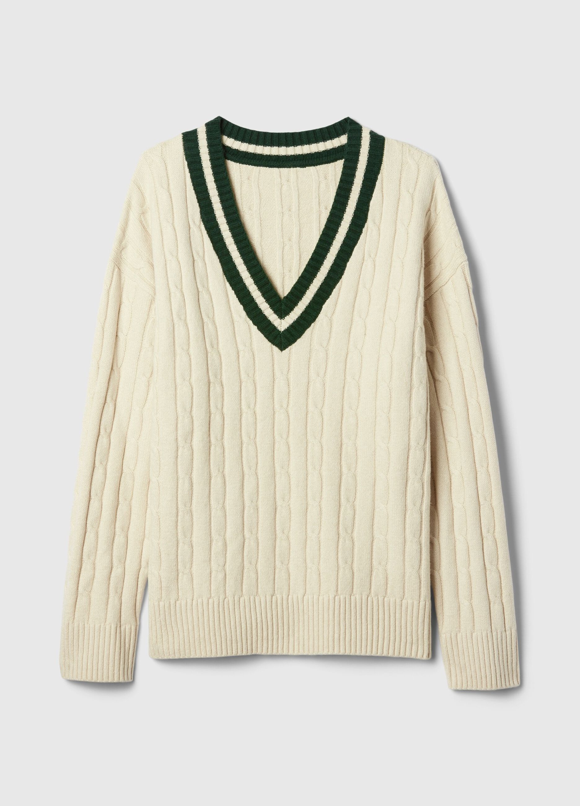 Pullover oversize con profili rigati_3