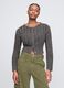 GAP x CULT GAIA Cardigan crop a trecce_0