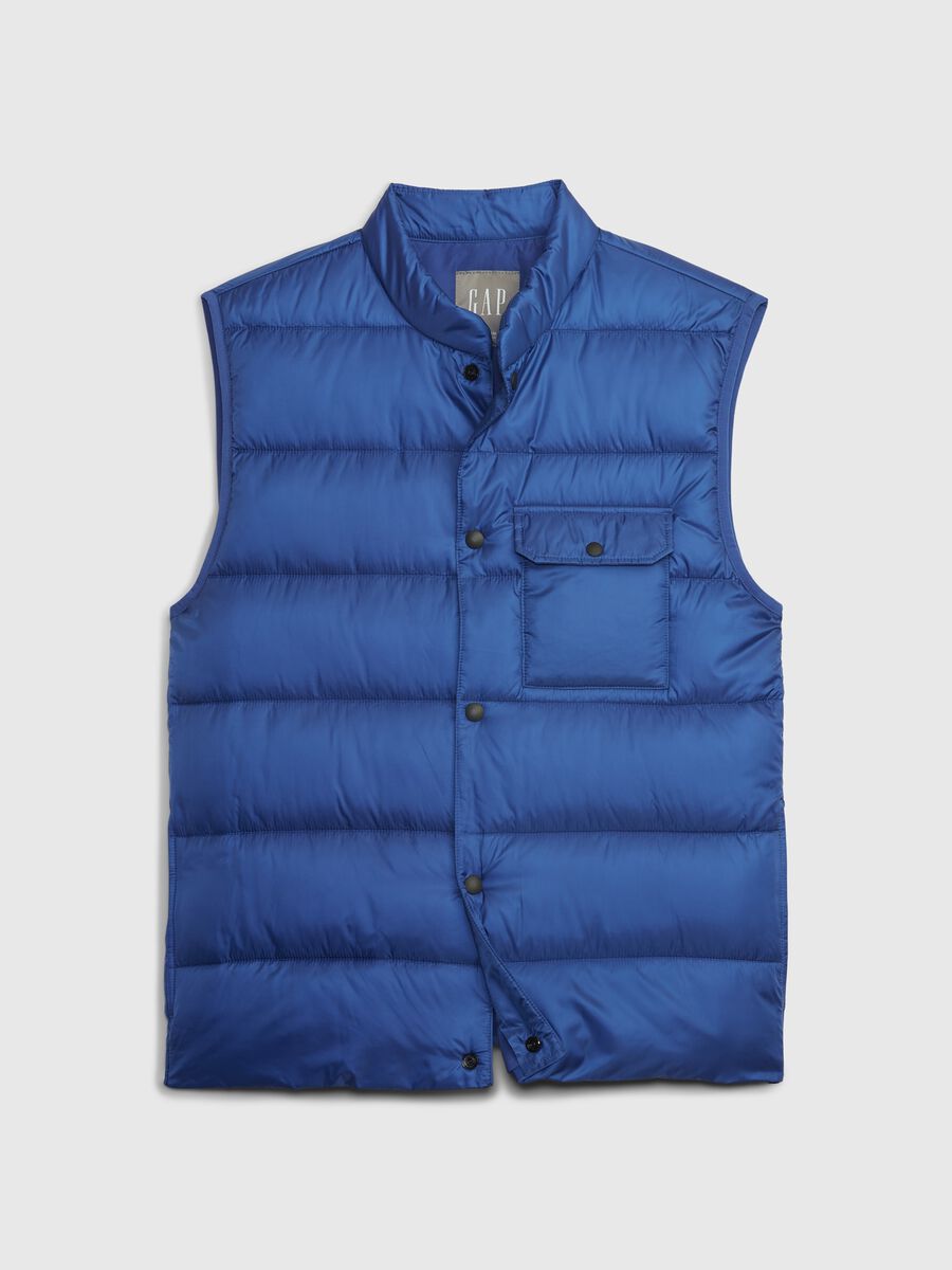 Gilet trapuntato con bottoni Uomo_3