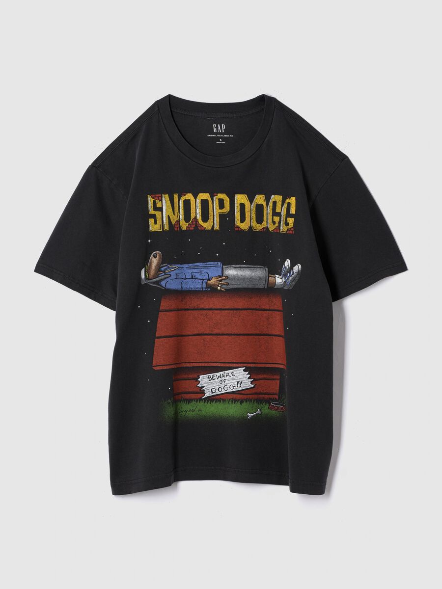 T-shirt in cotone con stampa Man_0