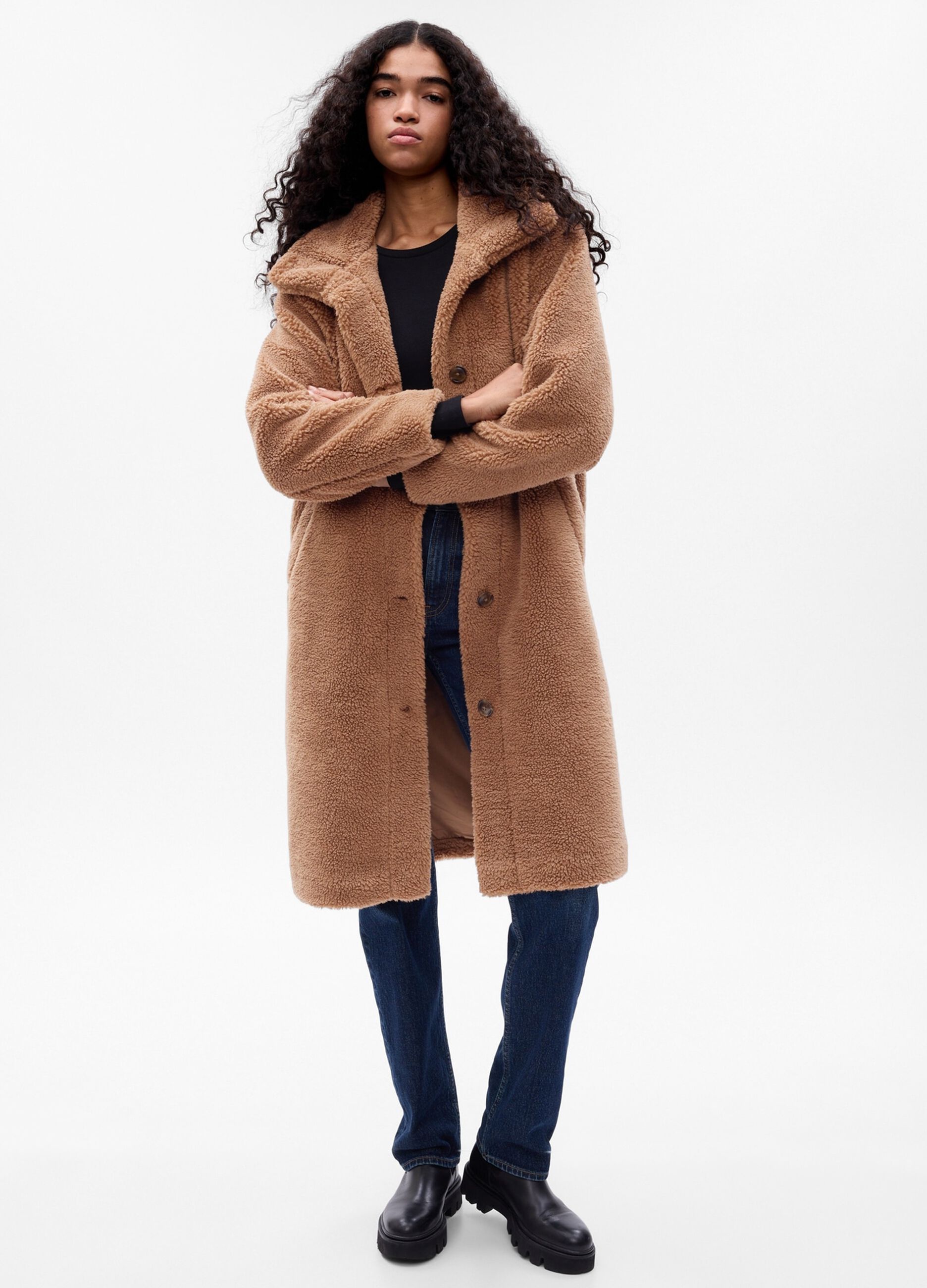 Giacca Cappotto Sherpa Columbia Donna URBAN CLASSICS