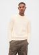 White Cotton Pullover_0